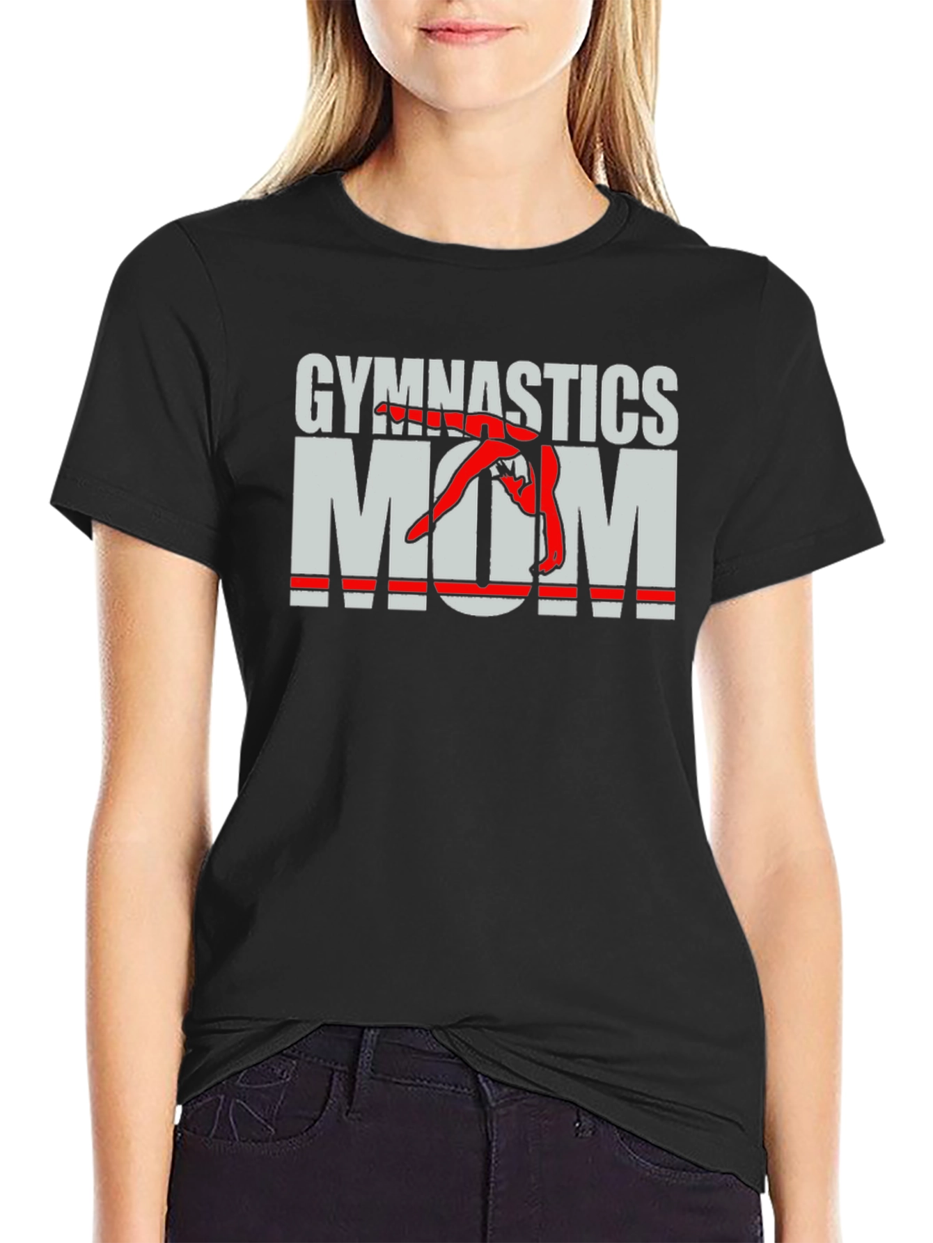 Gymnastics Mom Graphic T-Shirt