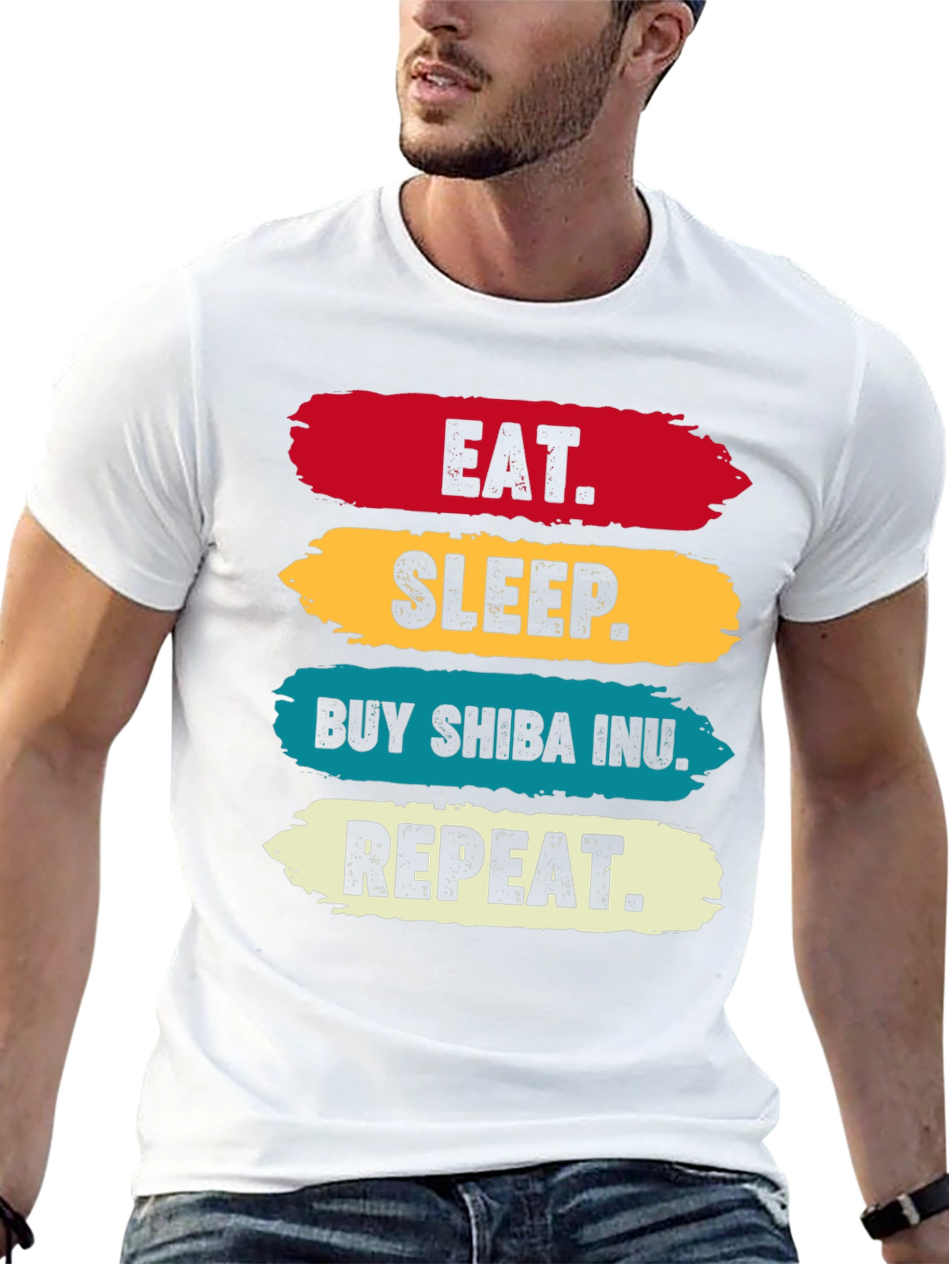 Eat Sleep Buy Shiba Inu Repeat T-Shirt