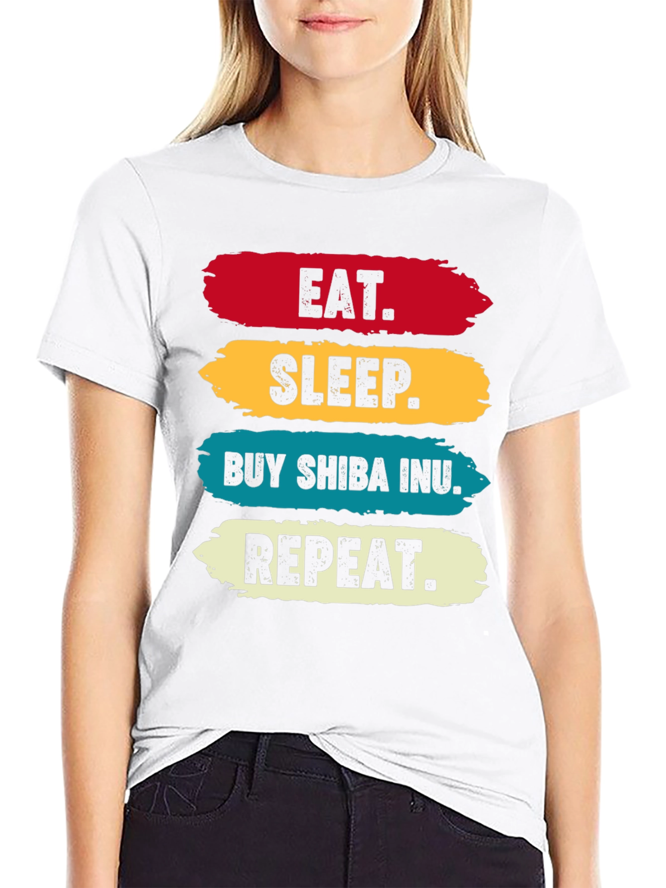 Eat Sleep Buy Shiba Inu Repeat T-Shirt