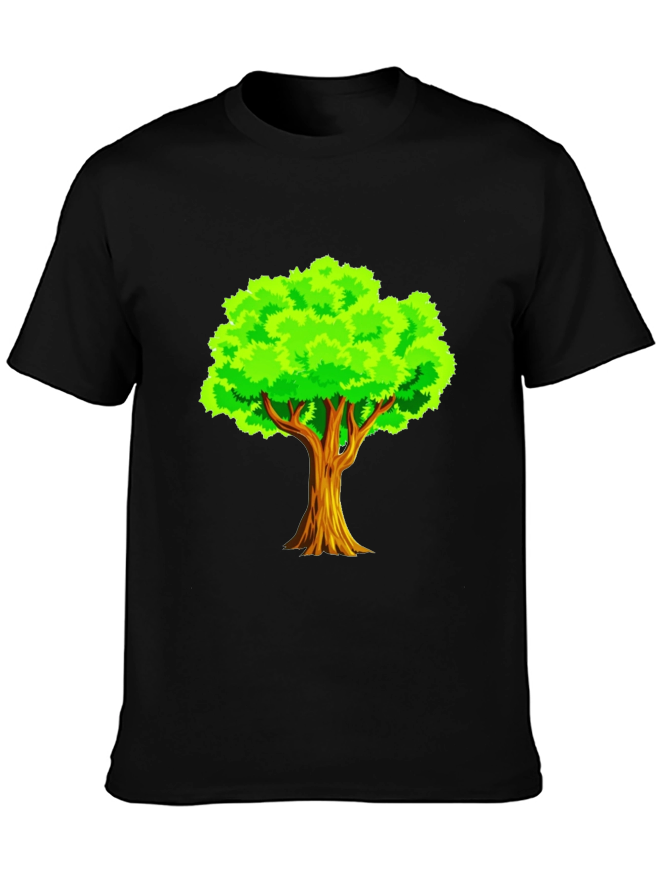 Tree Graphic Black T-Shirt