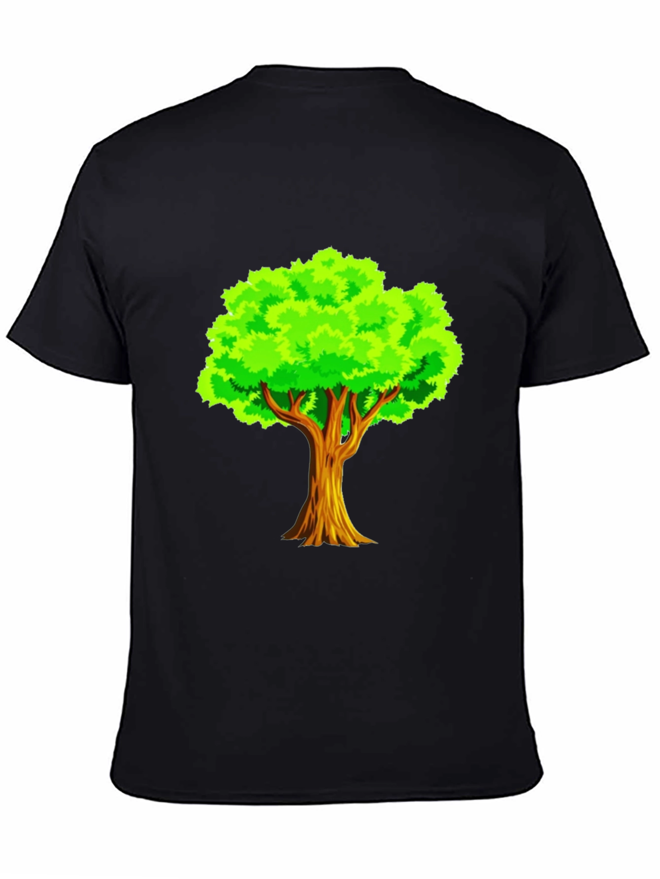Tree Graphic Black T-Shirt