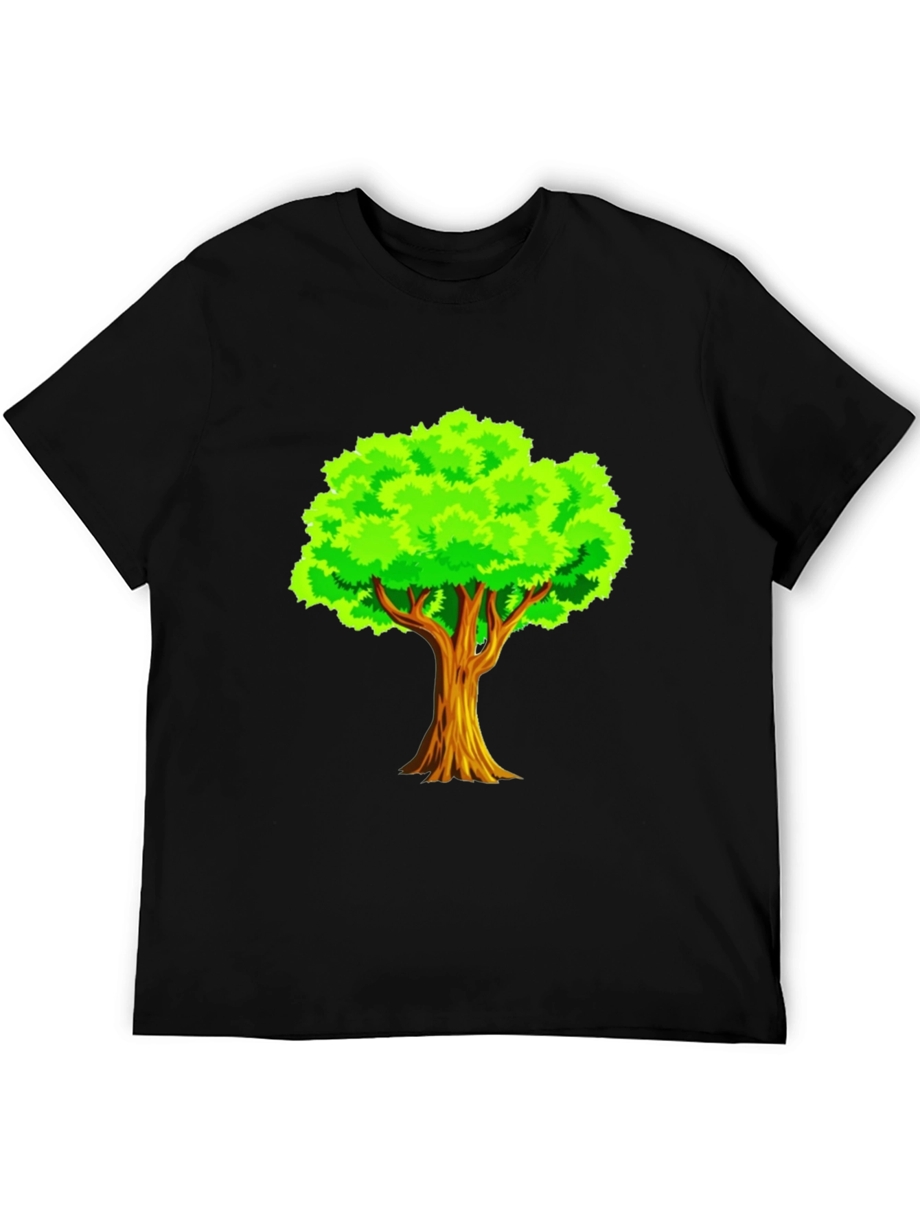 Tree Graphic Black T-Shirt
