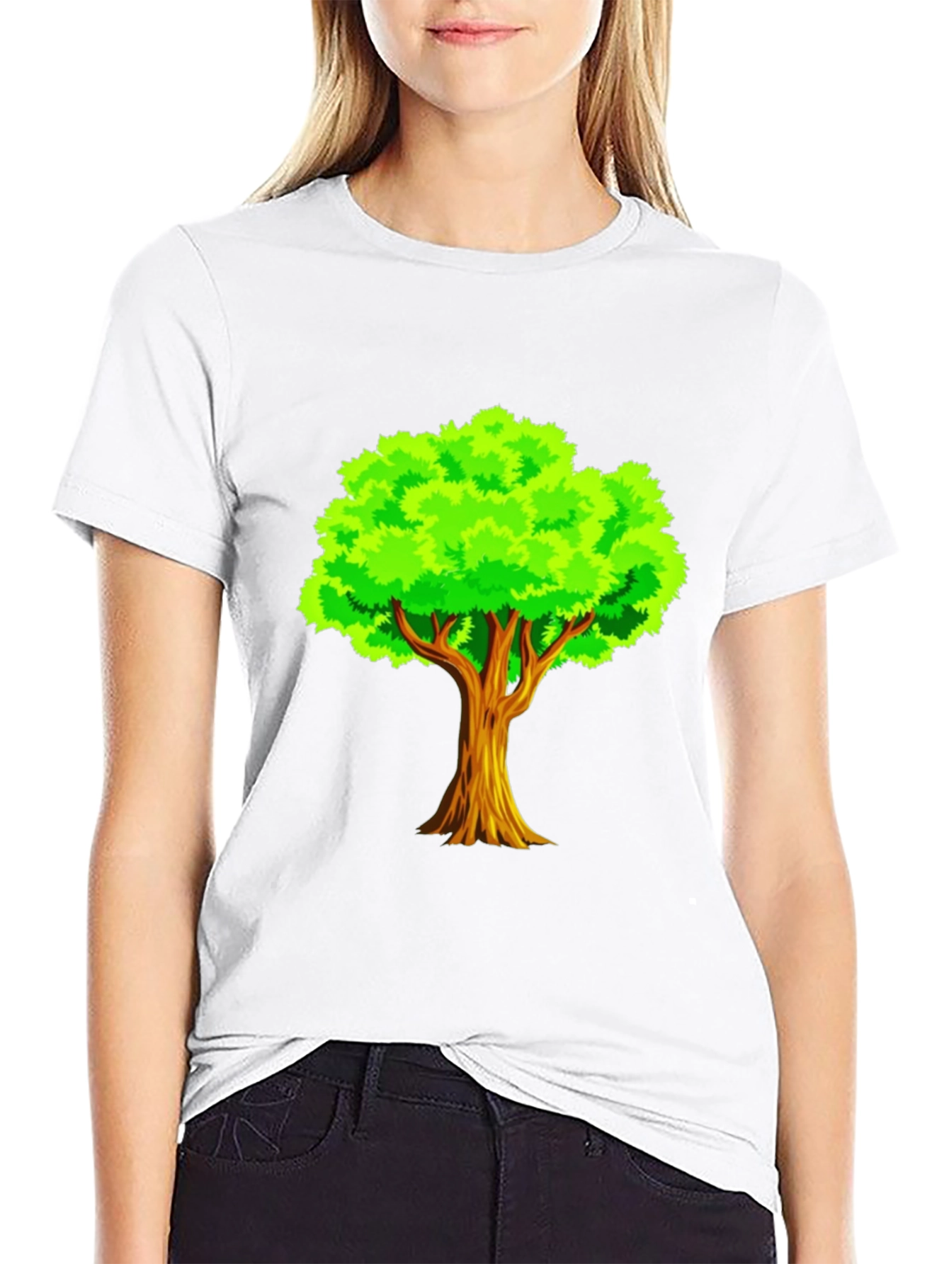 Tree Graphic Black T-Shirt