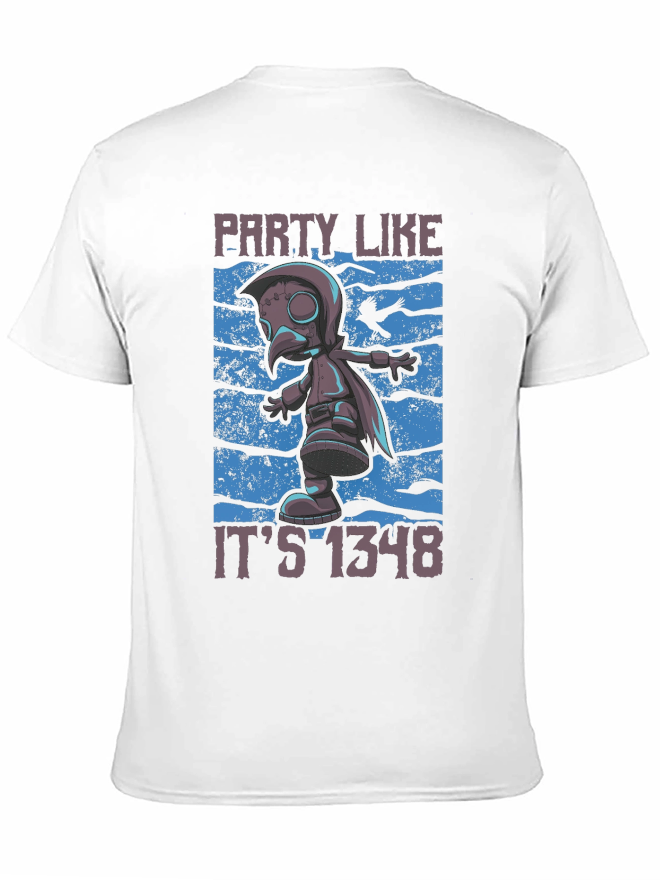 Party Like Its 1348 Plague Doctor Graphic T-Shirt