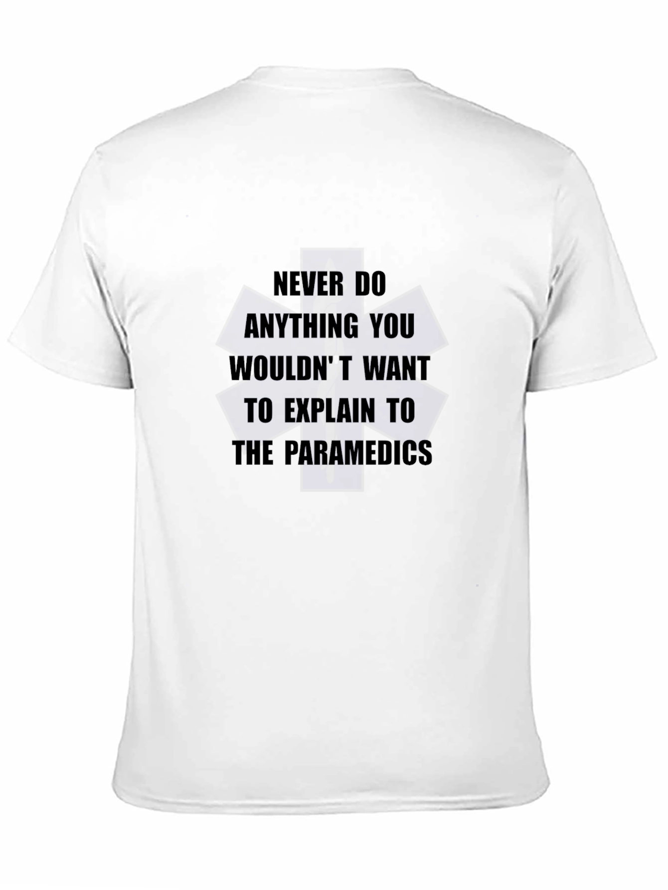 Paramedic Quote Black T-Shirt