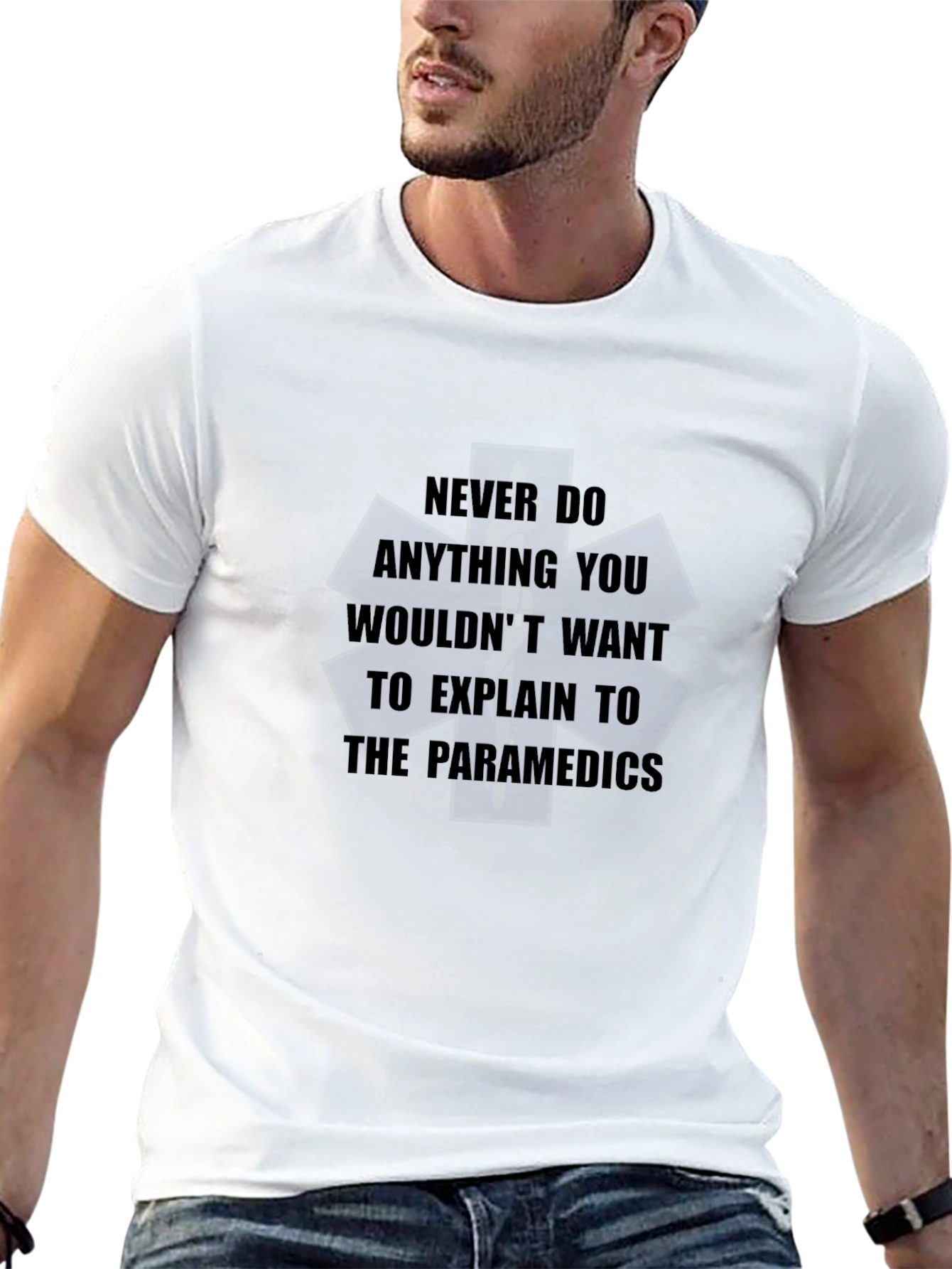 Paramedic Quote Black T-Shirt