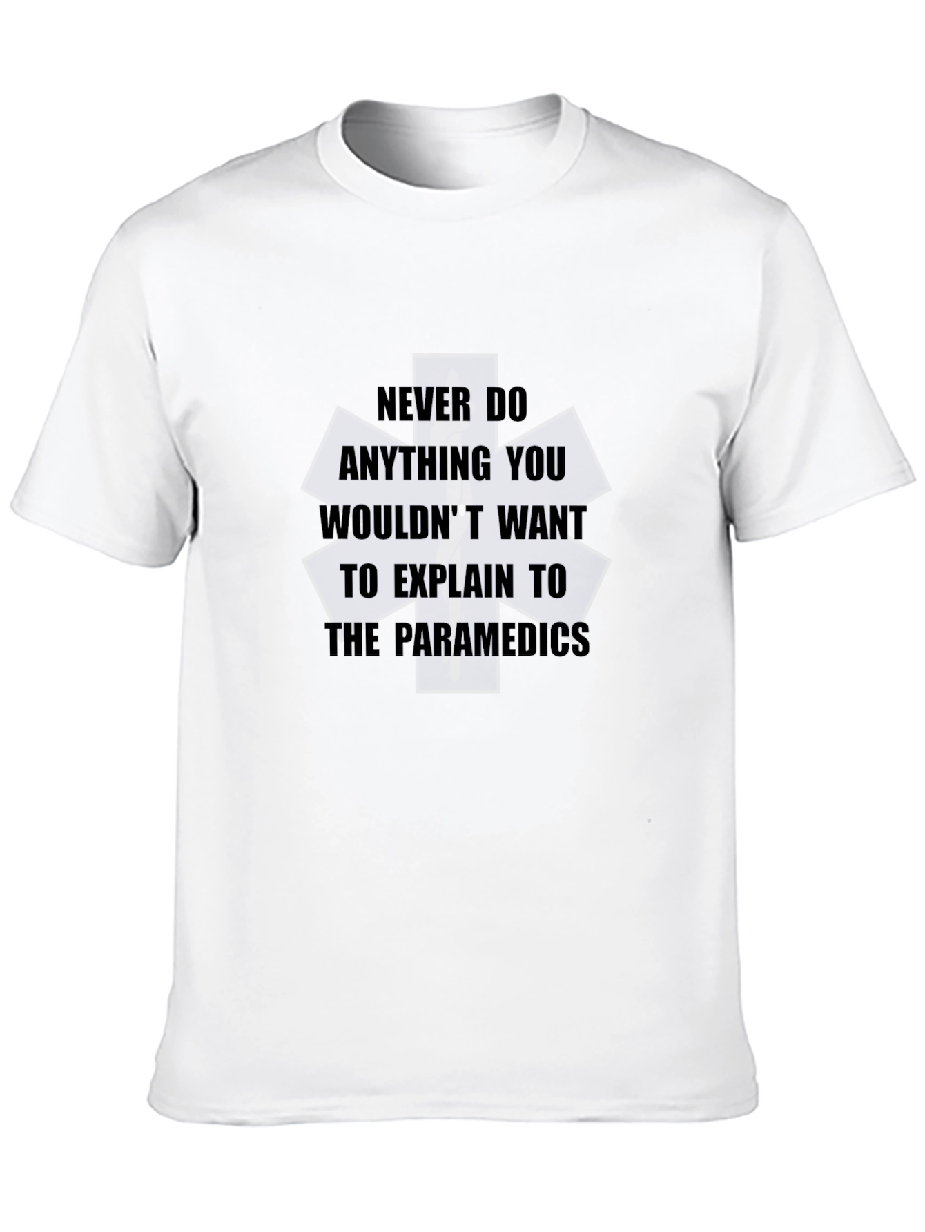 Paramedic Quote Black T-Shirt