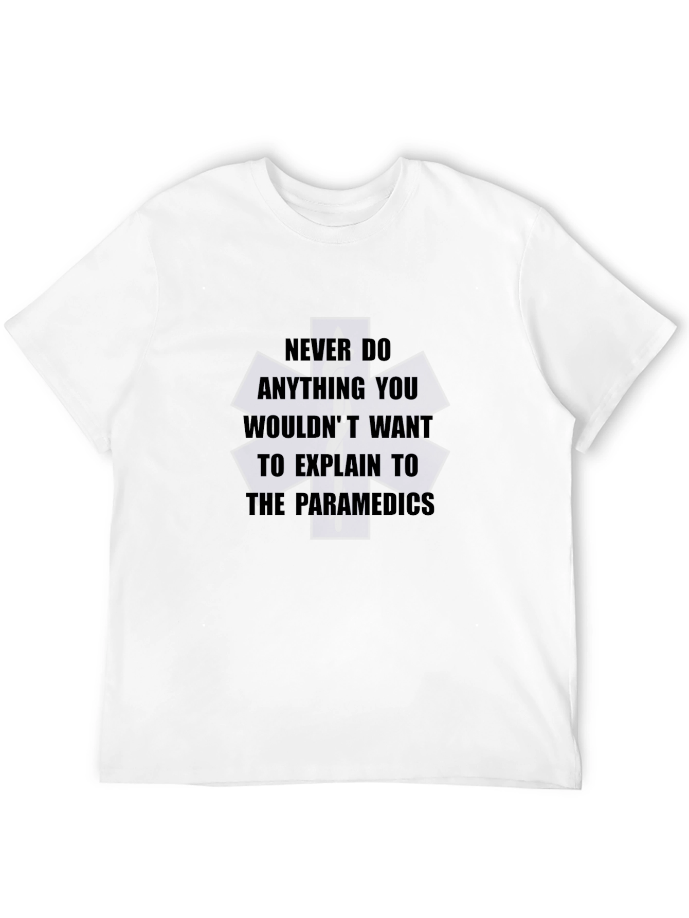 Paramedic Quote Black T-Shirt