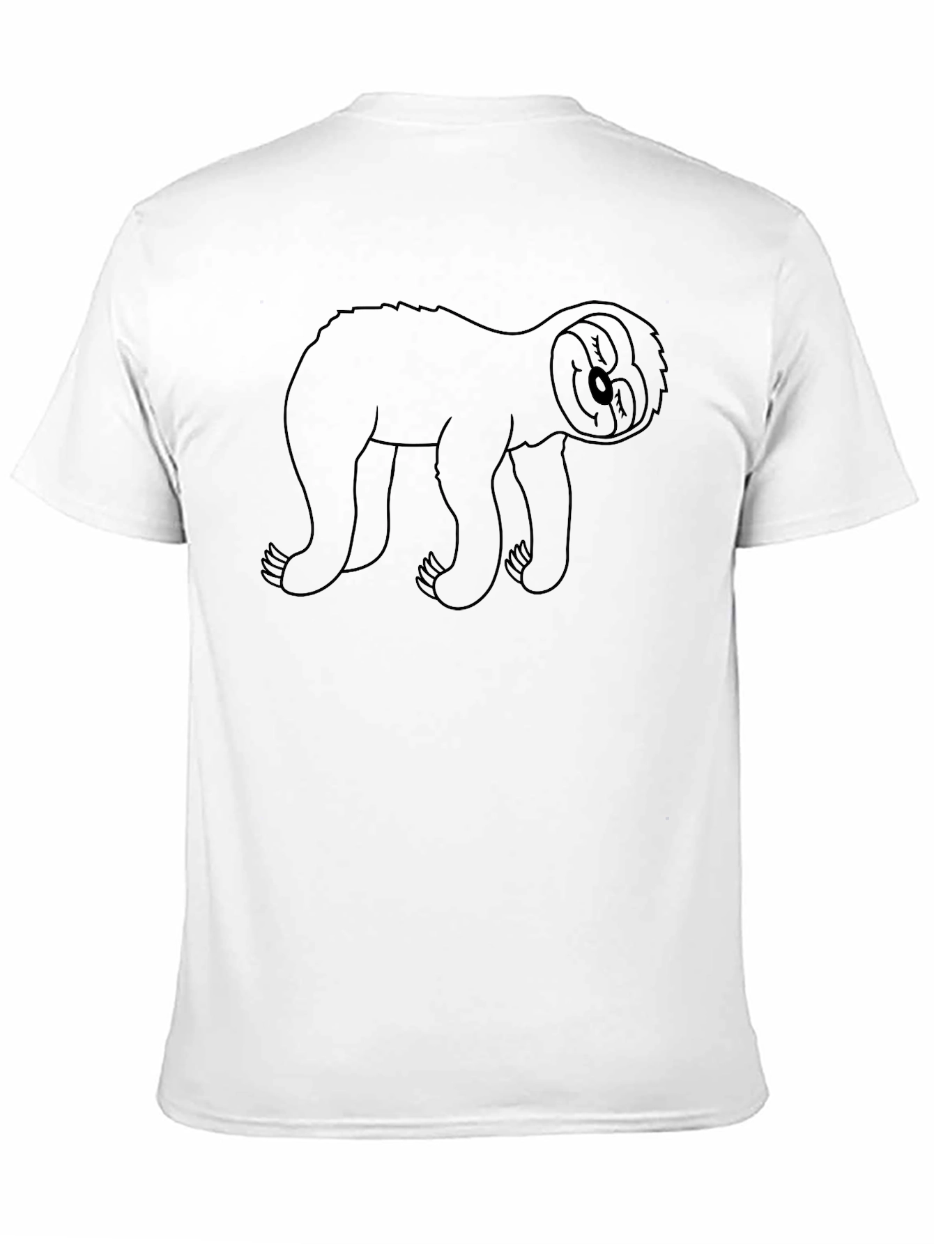 Sloth Graphic Tee - Comfy Black T-Shirt