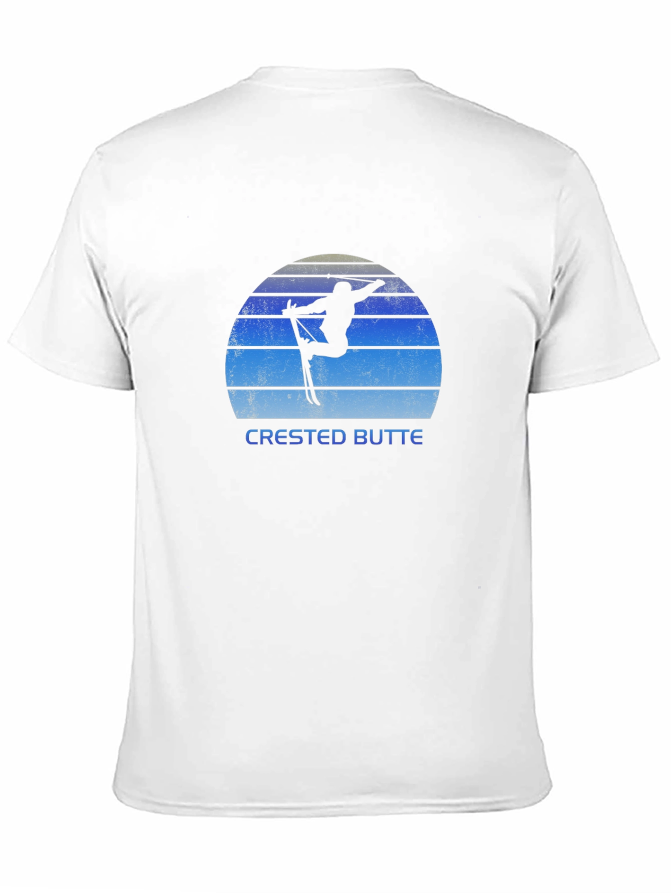 Crested Butte Skiing Silhouette T-Shirt