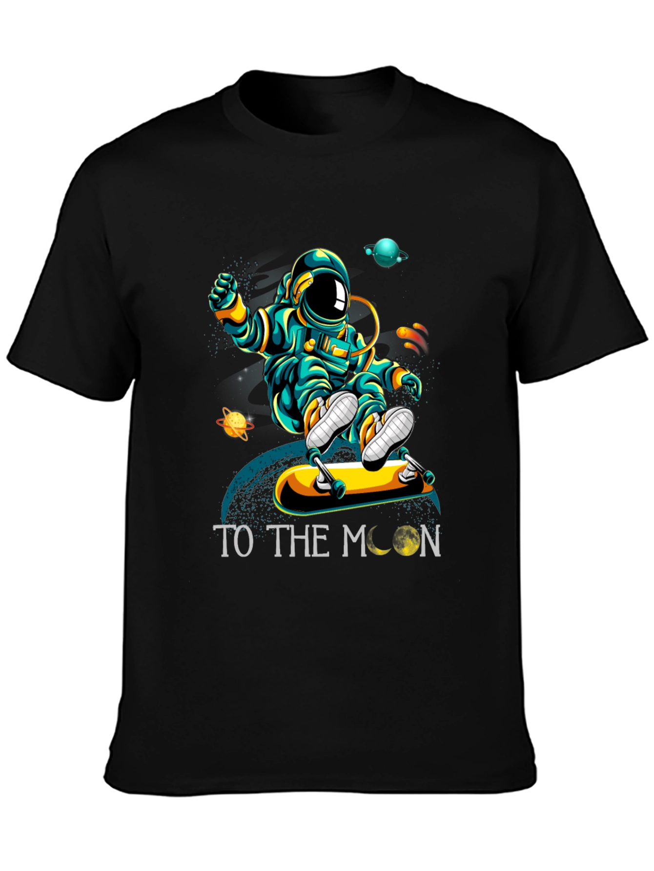 Astronaut Skateboard T-Shirt - To The Moon!