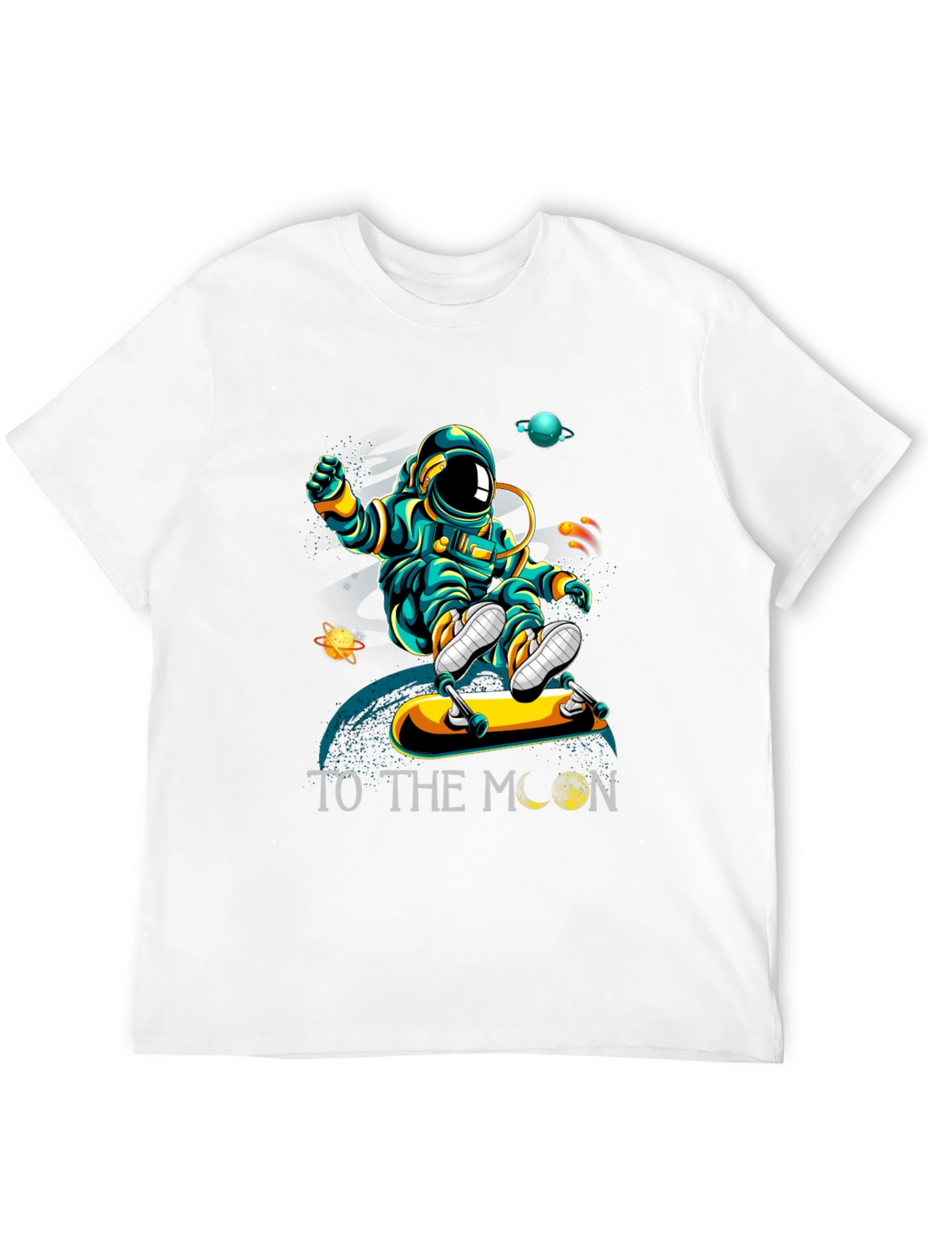 Astronaut Skateboard T-Shirt - To The Moon!