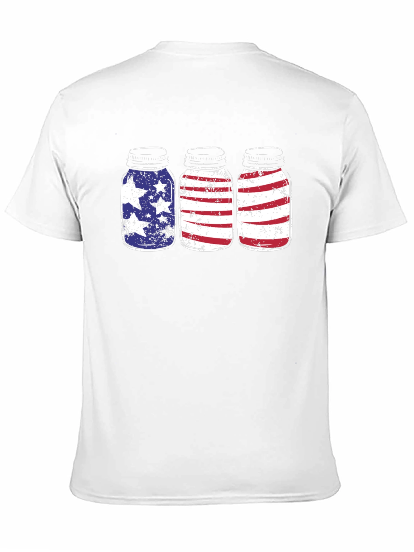 Patriotic Mason Jar T-Shirt - Stars & Stripes!