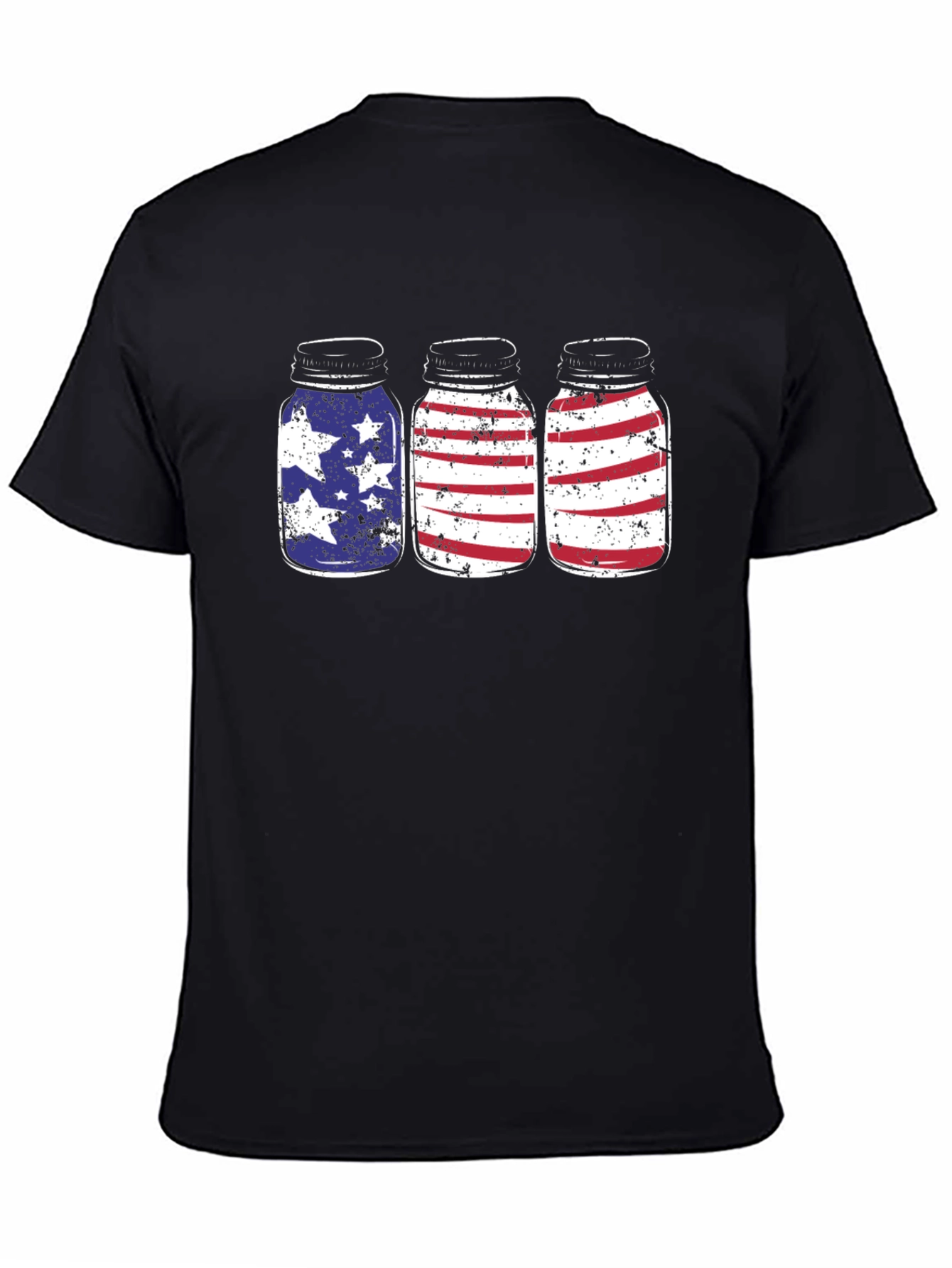 Patriotic Mason Jar T-Shirt - Stars & Stripes!