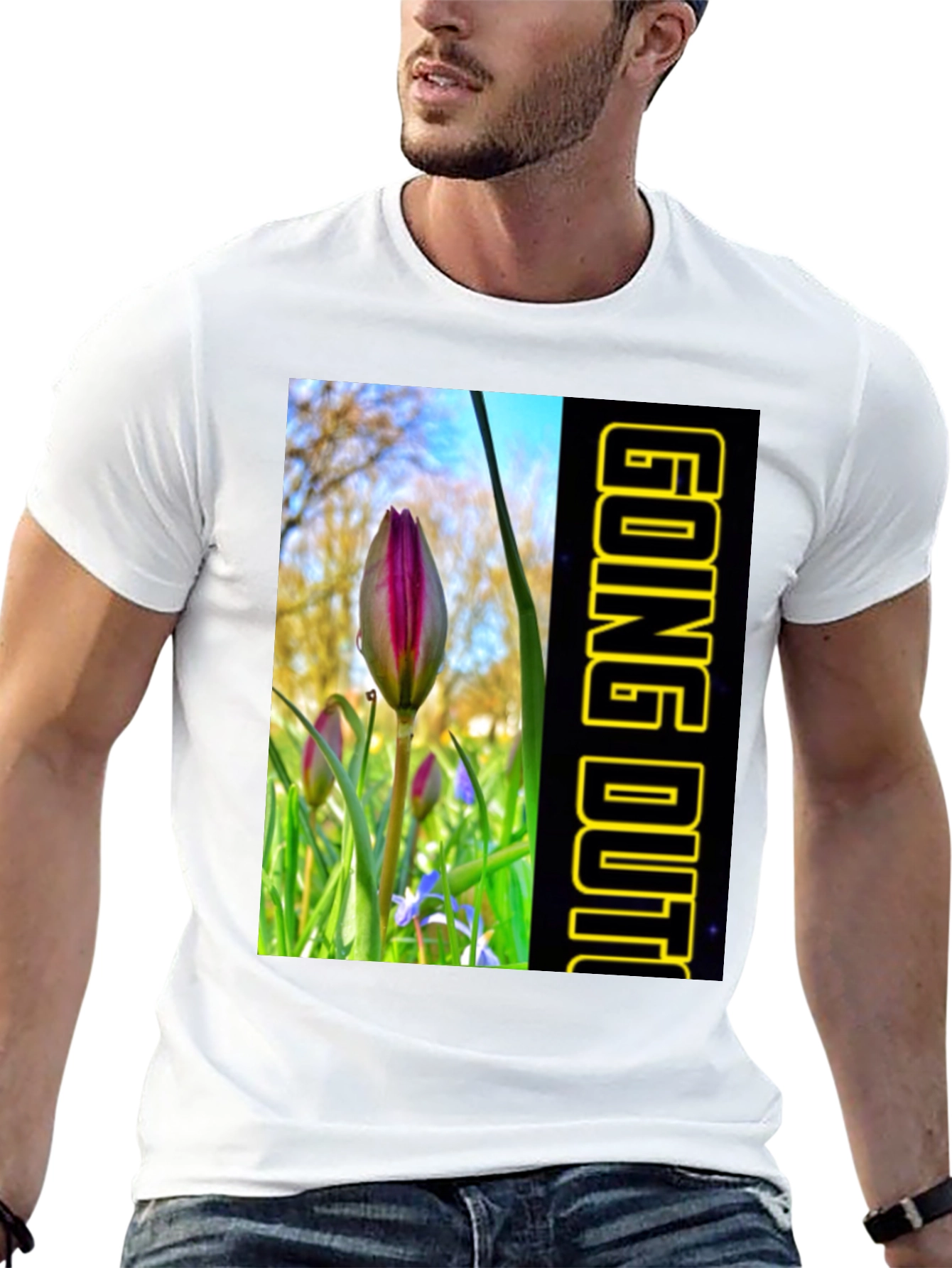 Going Out Tulip T-Shirt - Graphic Tee