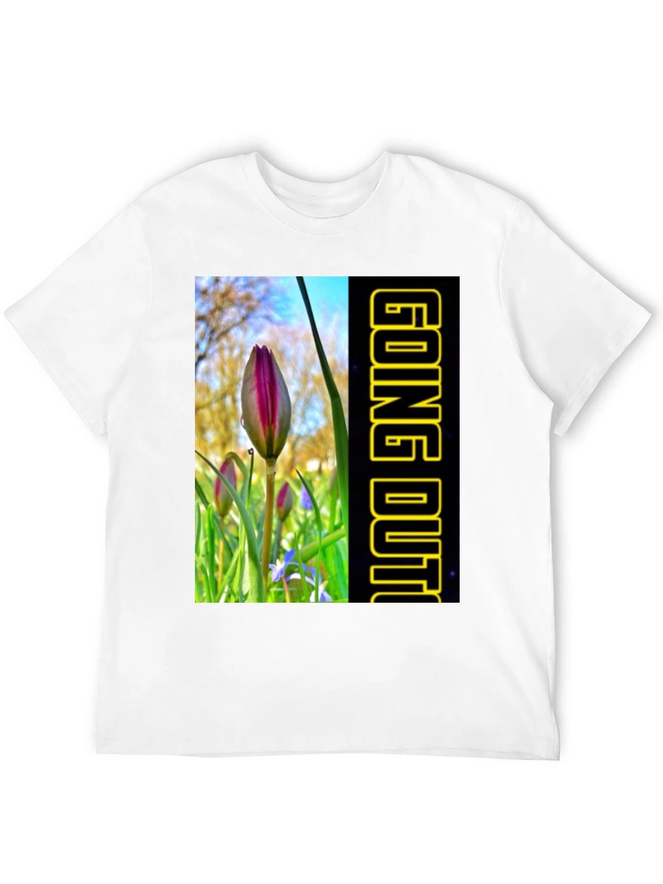 Going Out Tulip T-Shirt - Graphic Tee