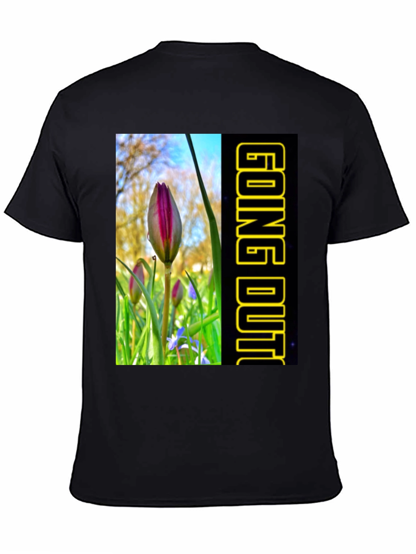 Going Out Tulip T-Shirt - Graphic Tee
