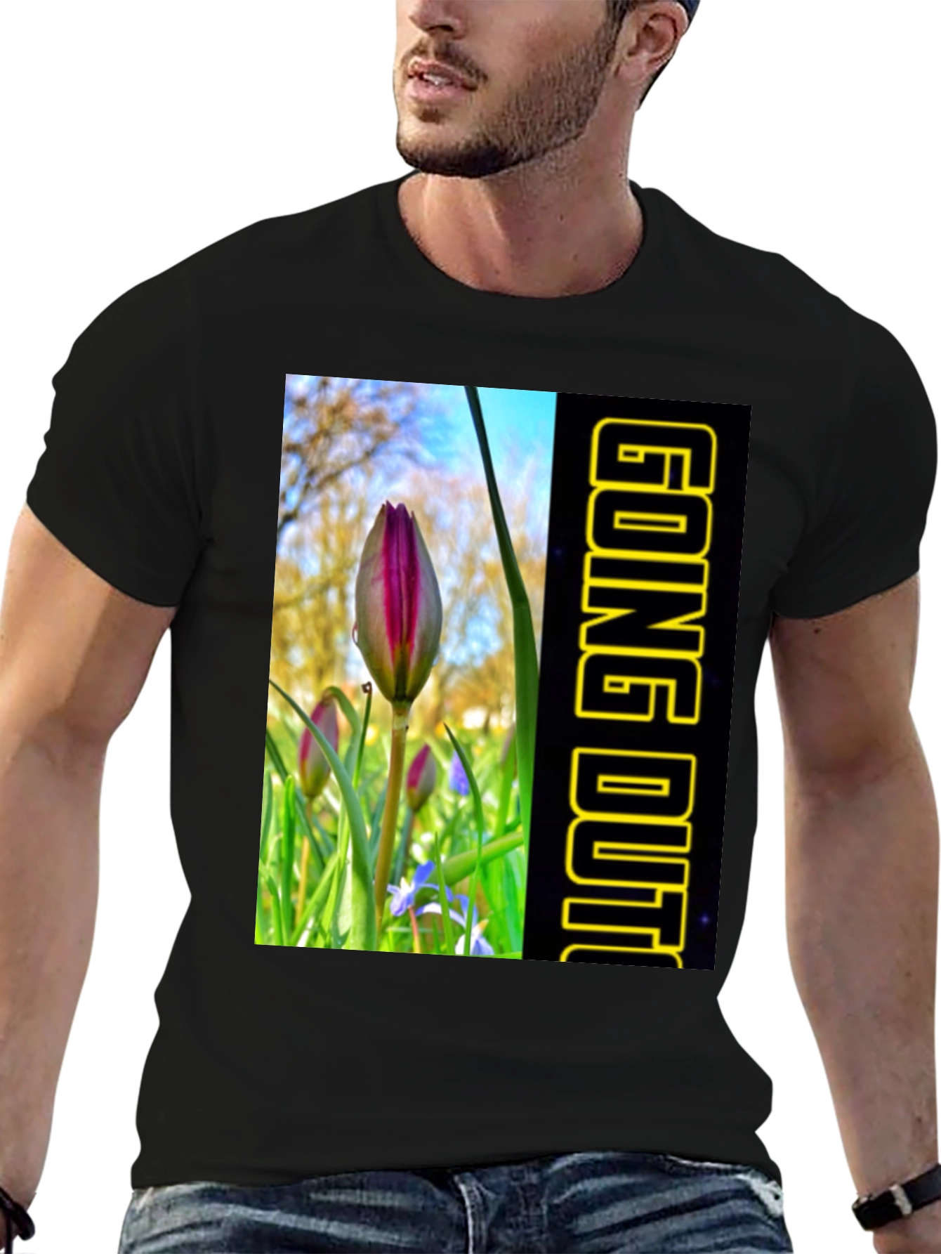 Going Out Tulip T-Shirt - Graphic Tee