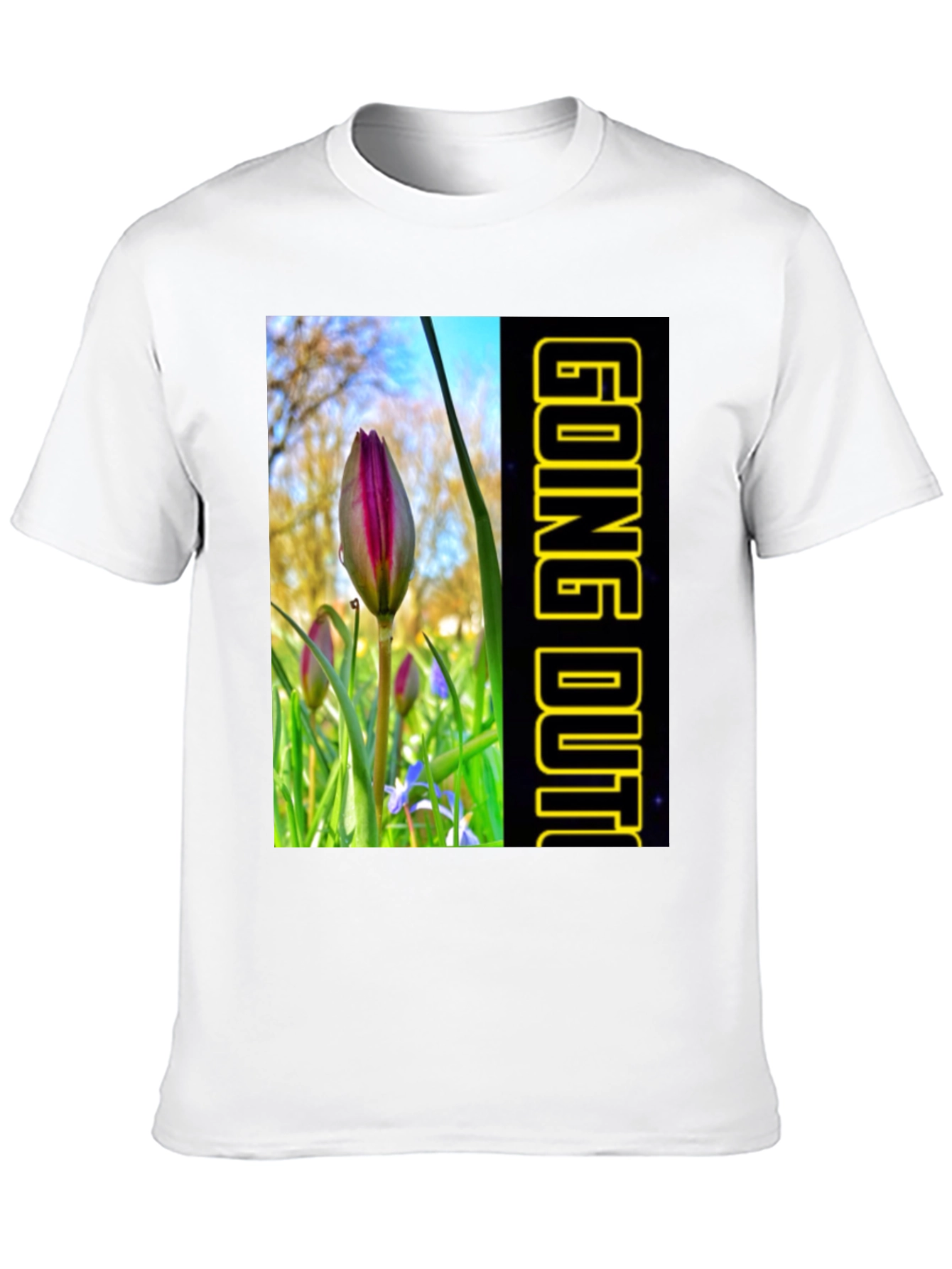 Going Out Tulip T-Shirt - Graphic Tee