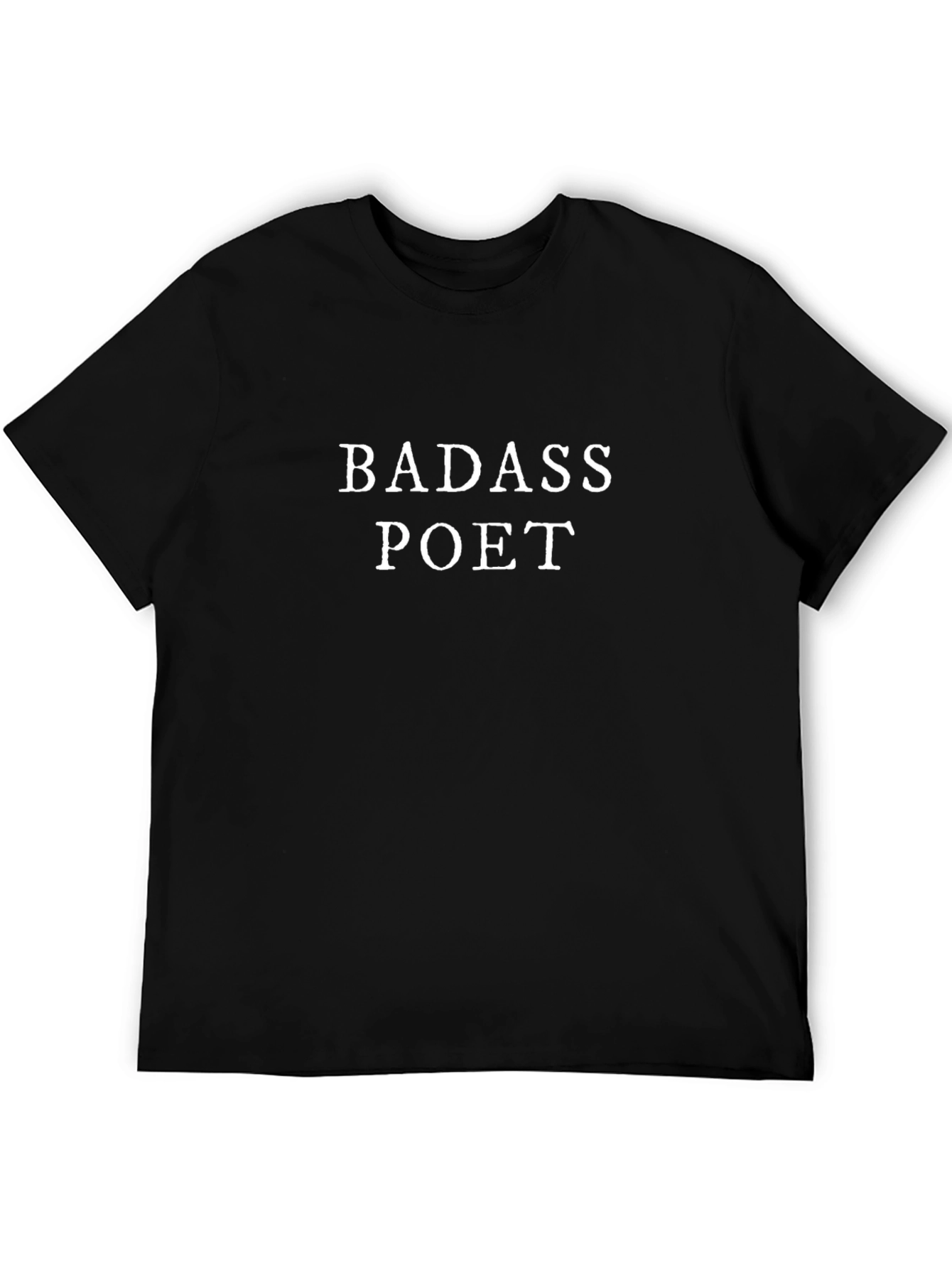 Badass Poet Black T-Shirt
