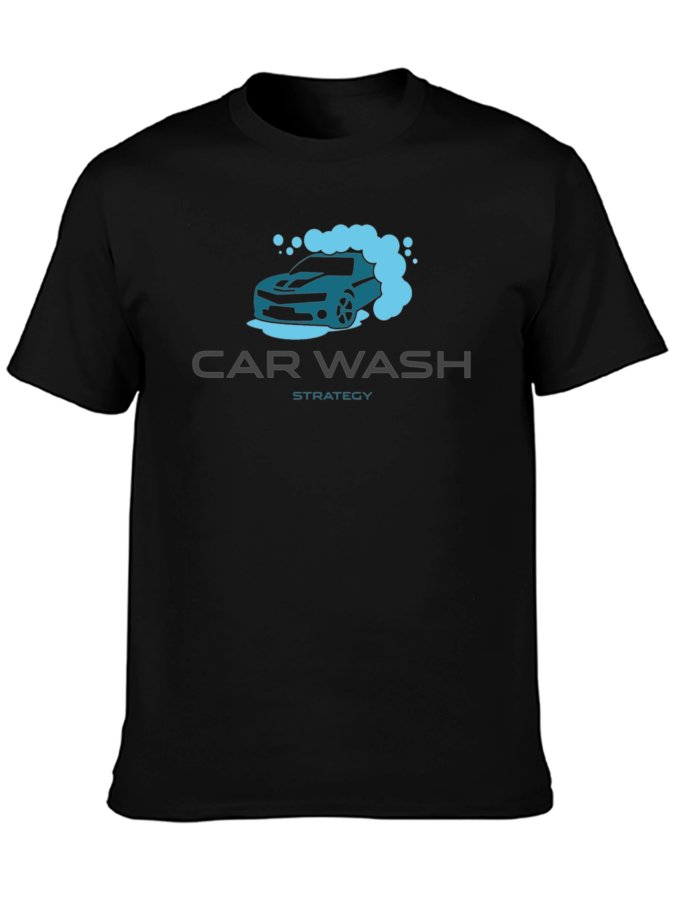 Car Wash Strategy Black T-Shirt - Automotive Enthusiast Apparel