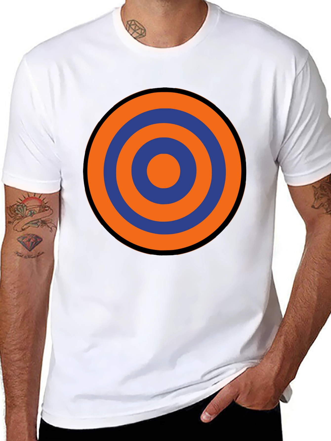 Retro Target Graphic T-Shirt
