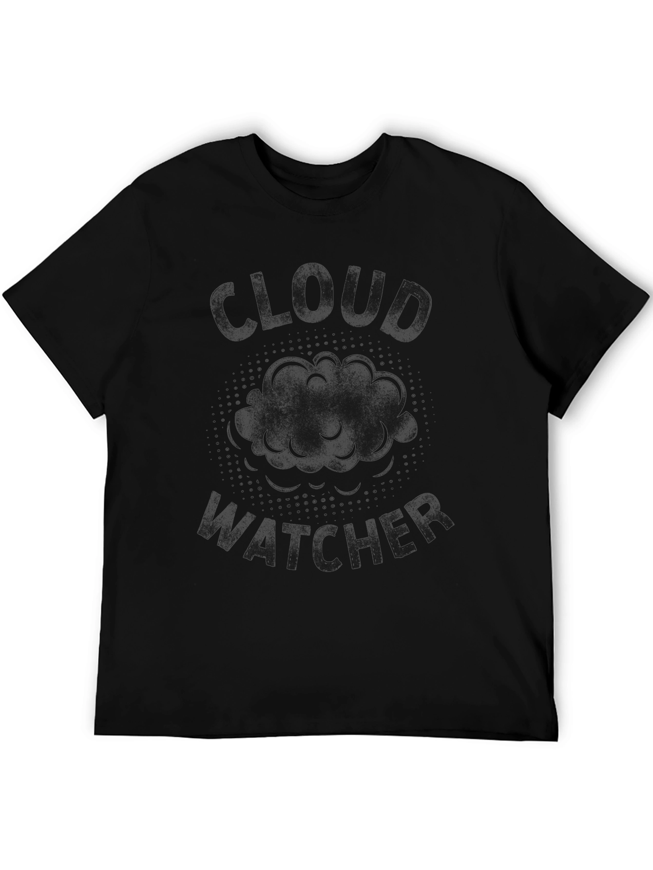 Cloud Watcher Black T-Shirt