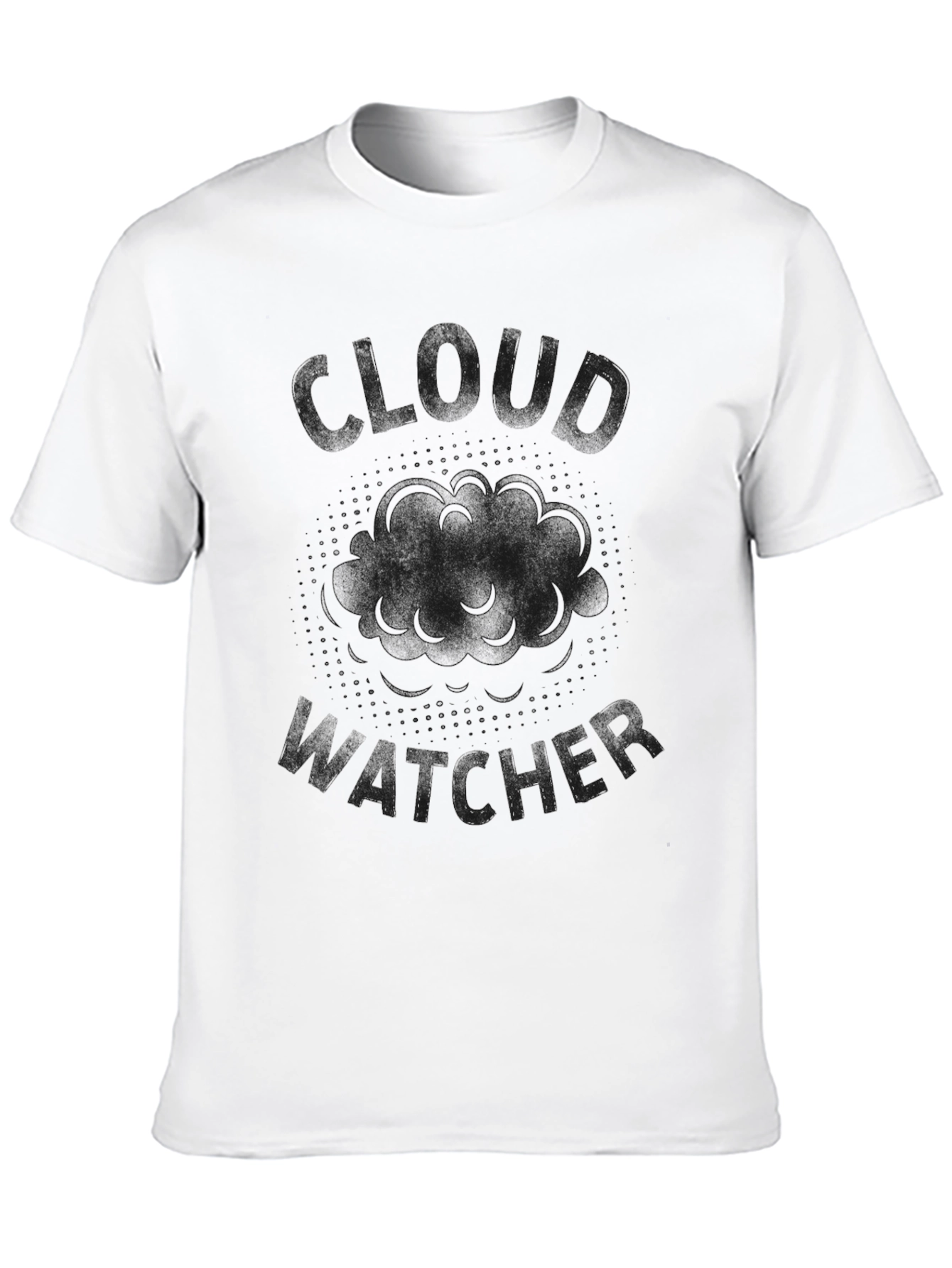 Cloud Watcher Black T-Shirt