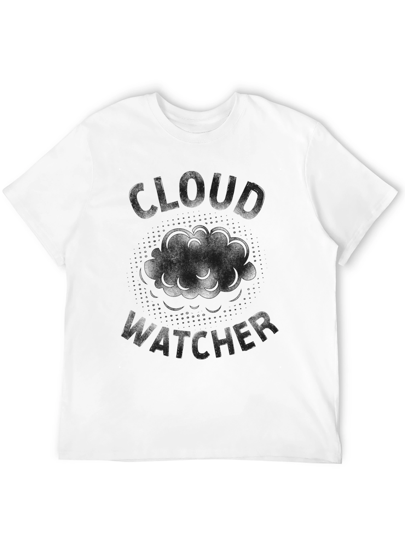 Cloud Watcher Black T-Shirt