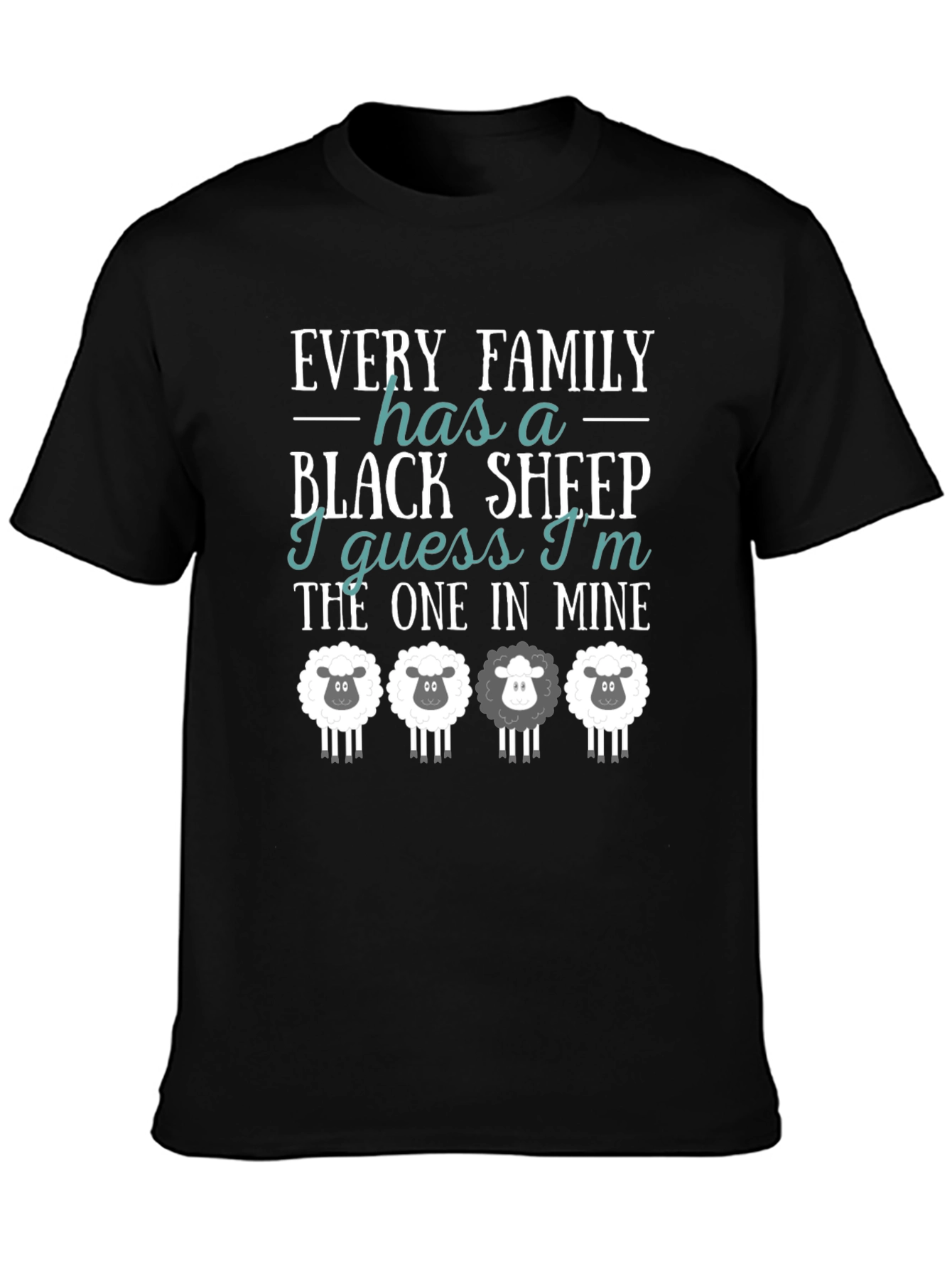 Funny Black Sheep Family T-Shirt