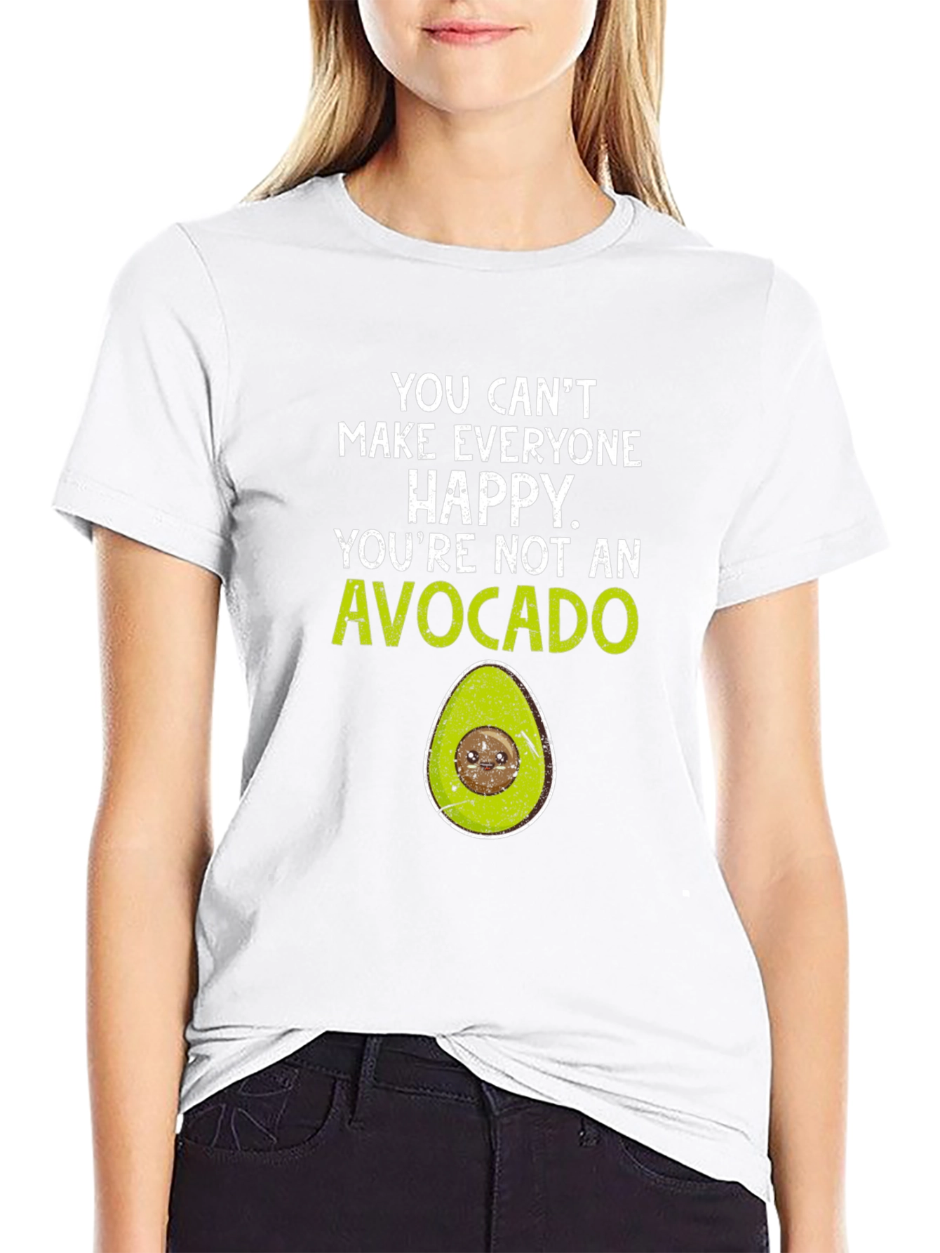 Avocado Graphic T-Shirt - You Cant Make Everyone Happy