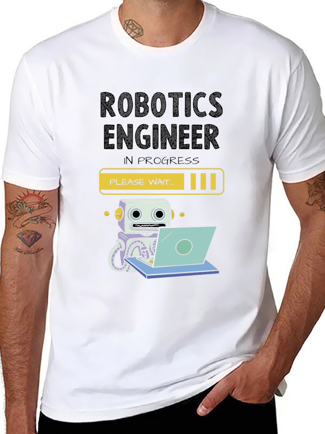 Robotics Engineer T-Shirt - In Progress Design
