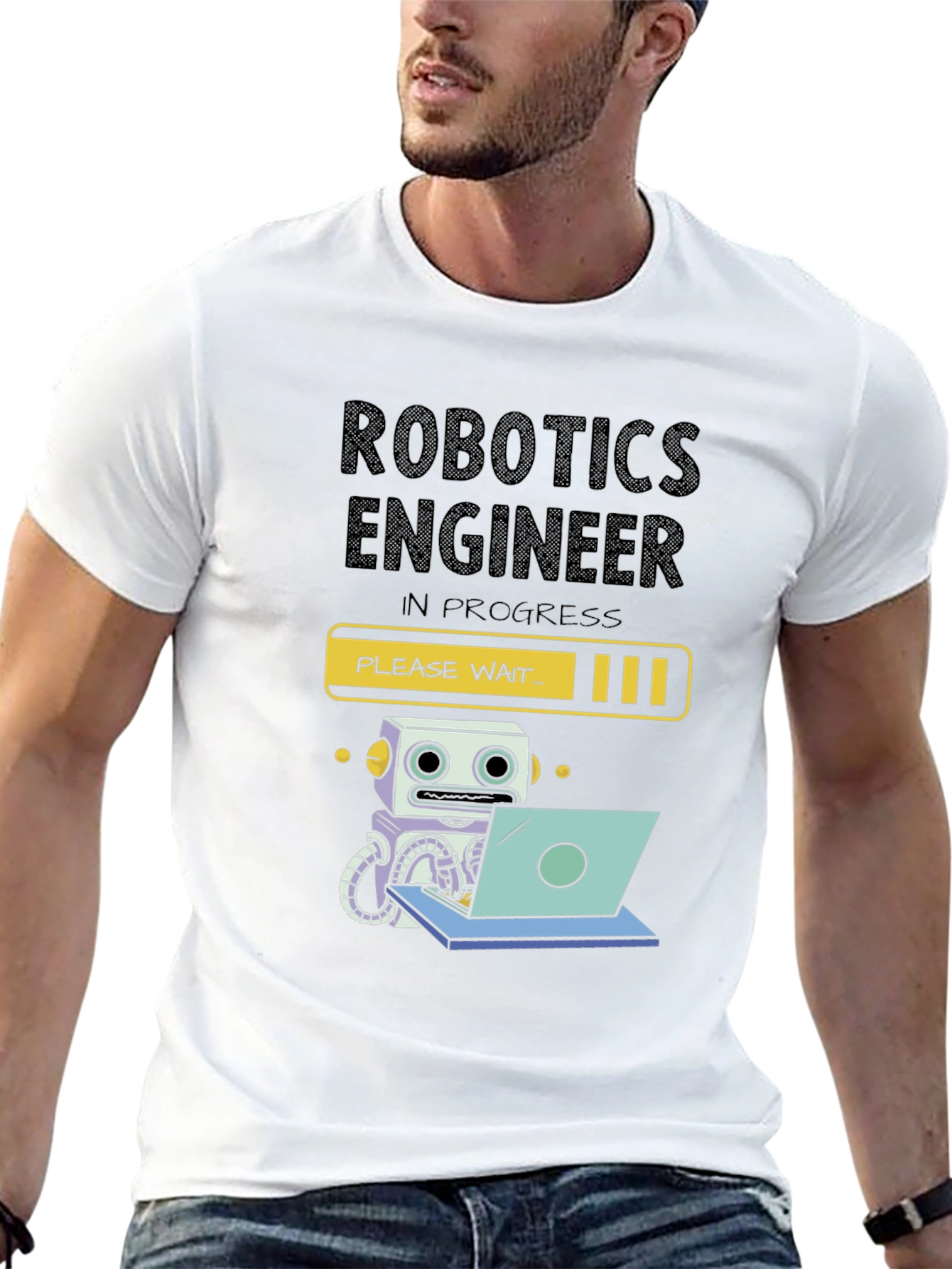 Robotics Engineer T-Shirt - In Progress Design