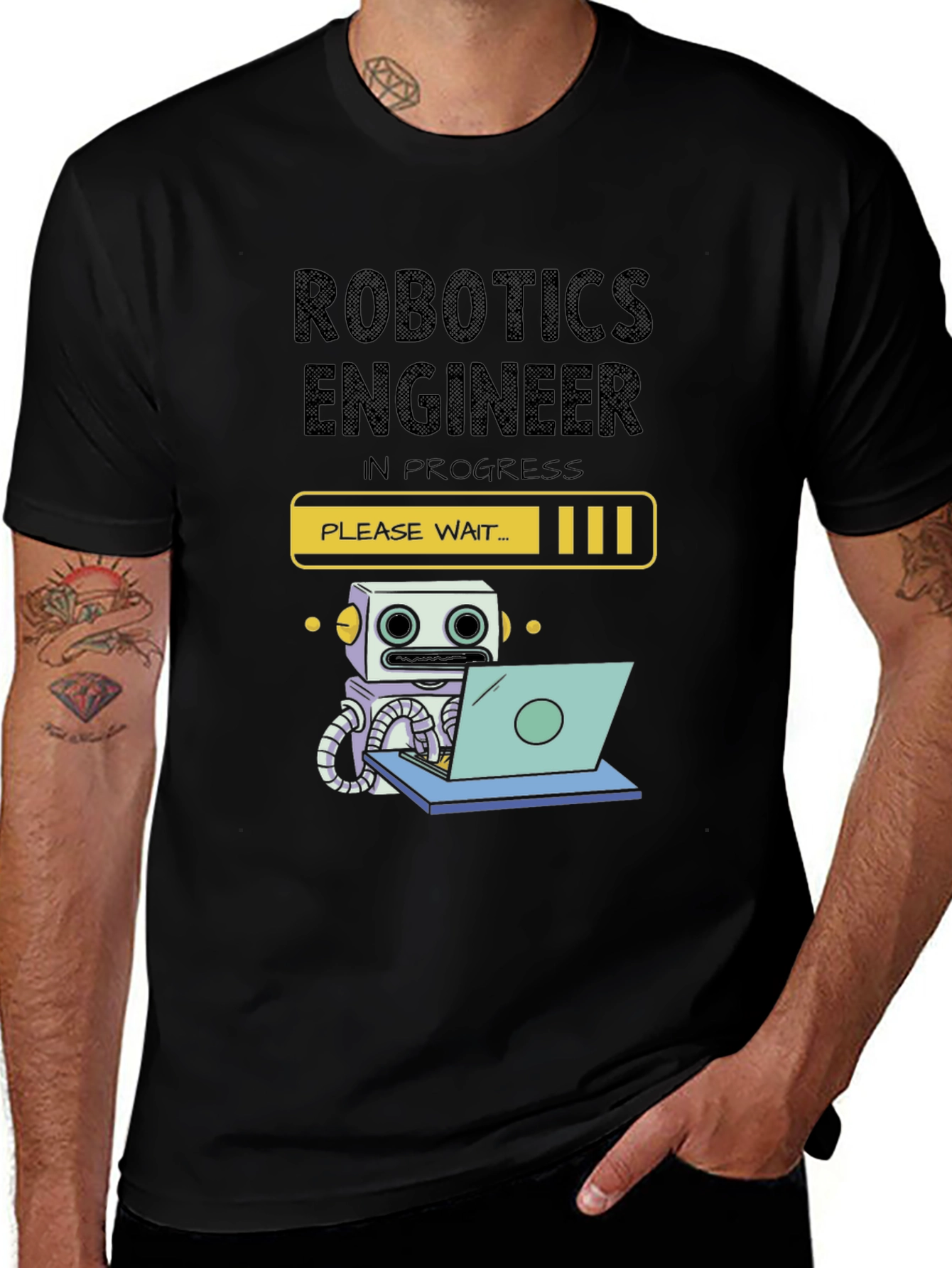Robotics Engineer T-Shirt - In Progress Design