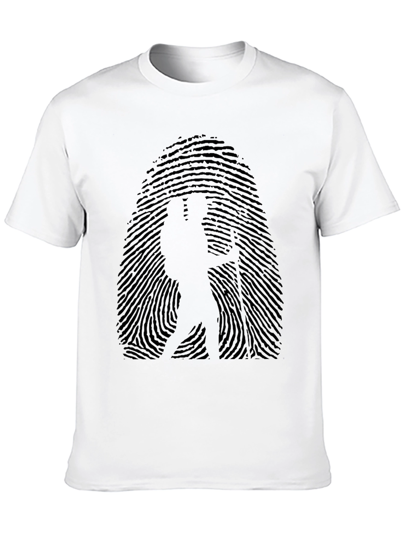 Hiker Fingerprint T-Shirt - Adventure Awaits