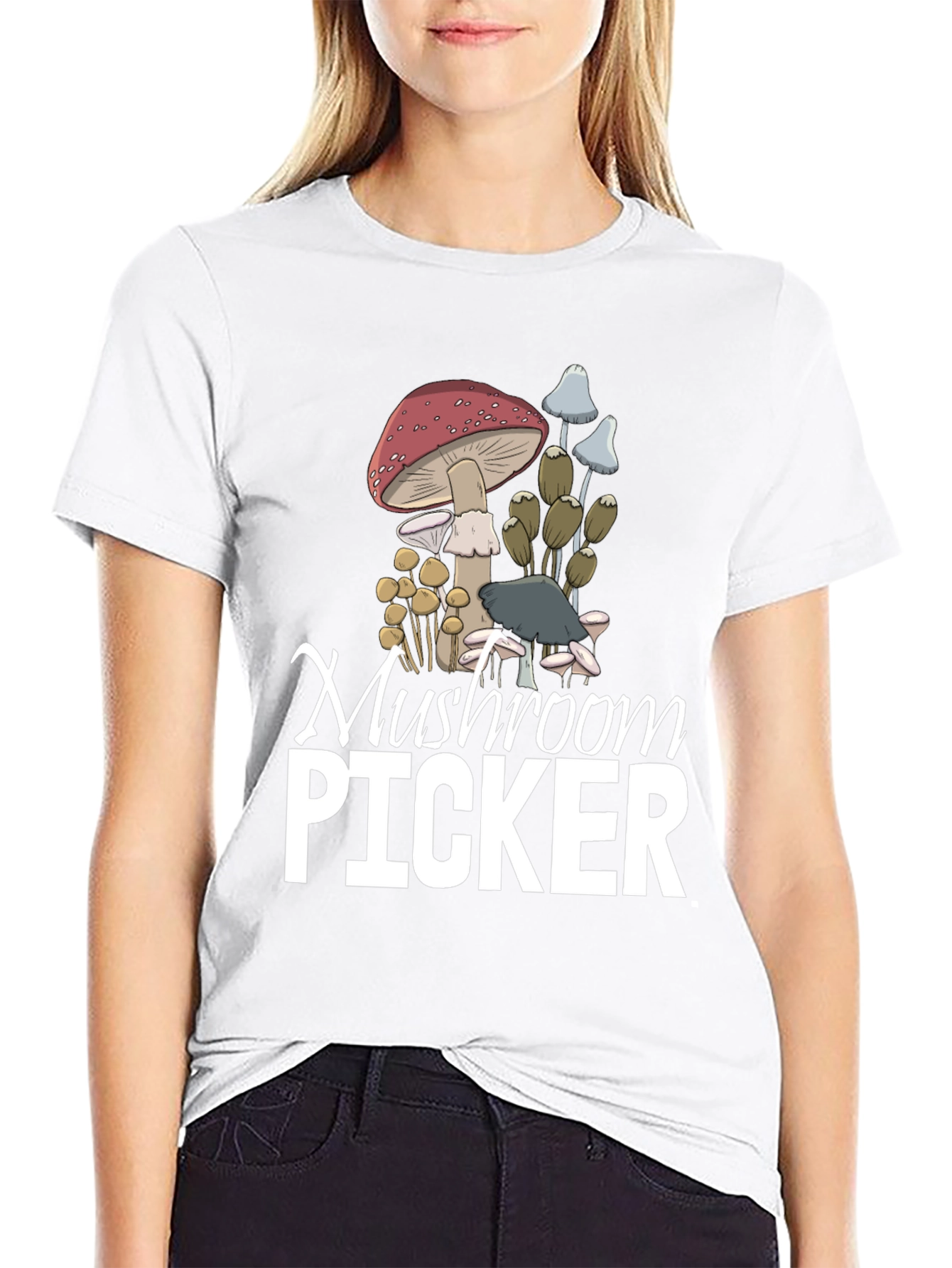 Mushroom Picker Graphic T-Shirt