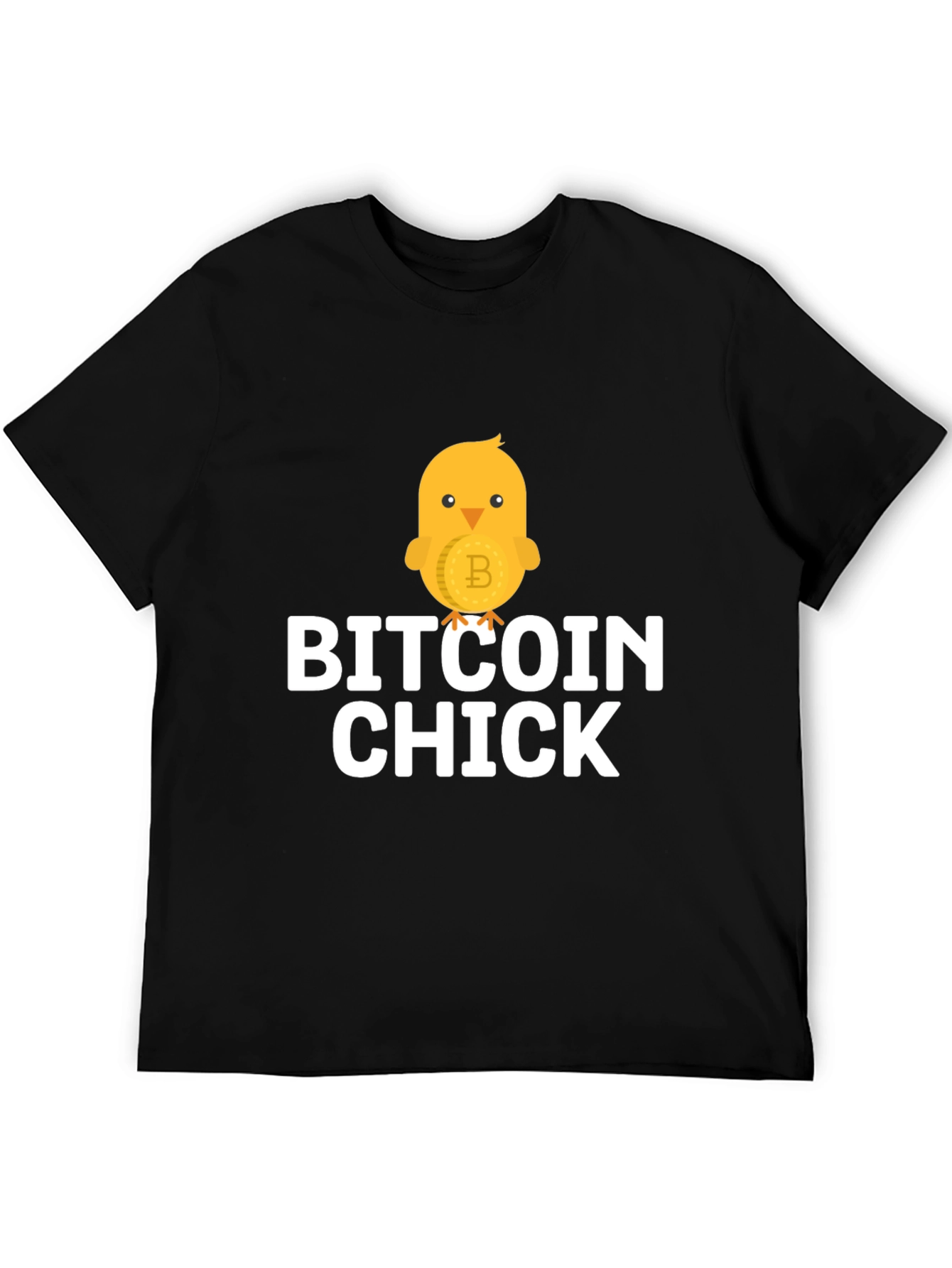 Bitcoin Chick Black T-Shirt