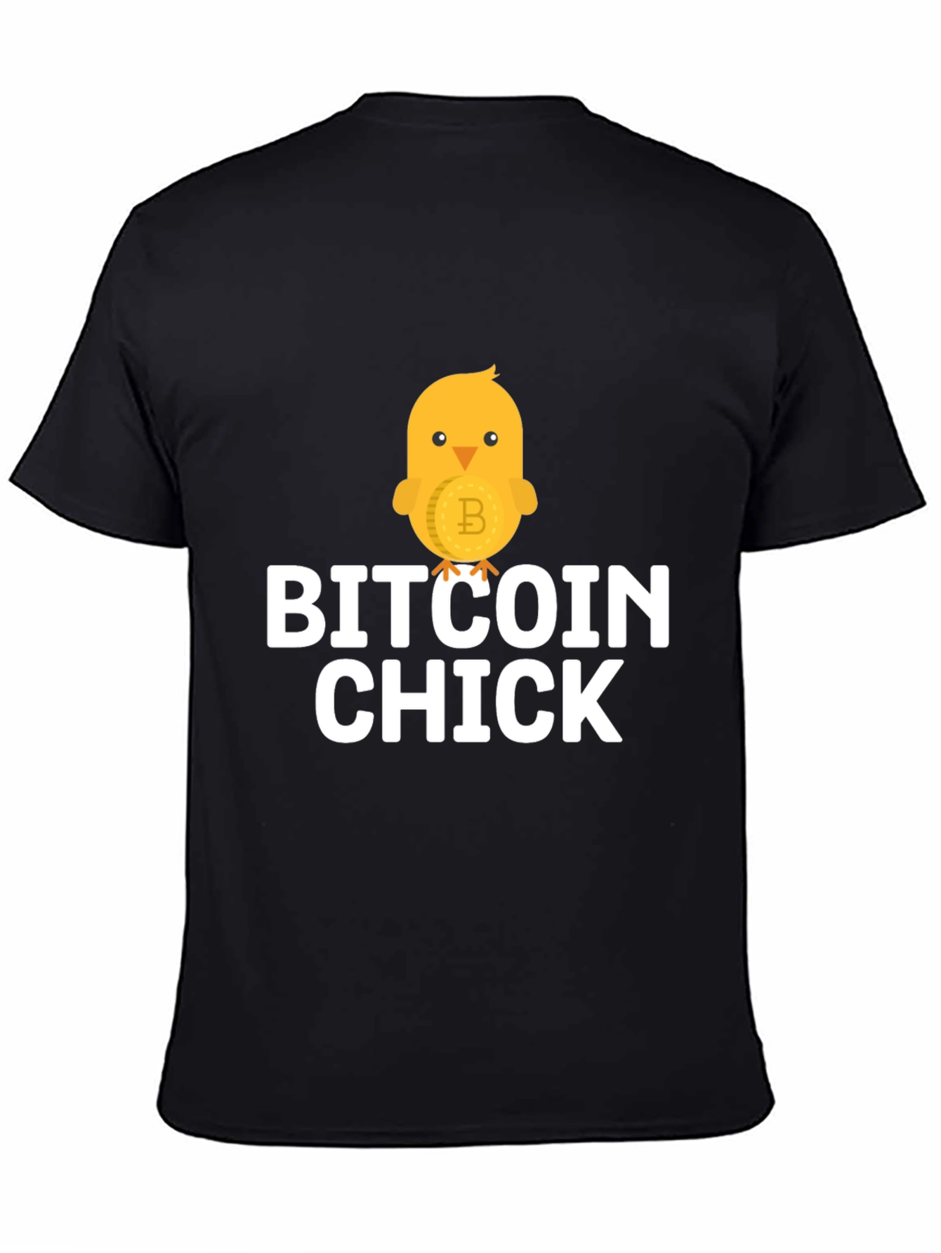 Bitcoin Chick Black T-Shirt