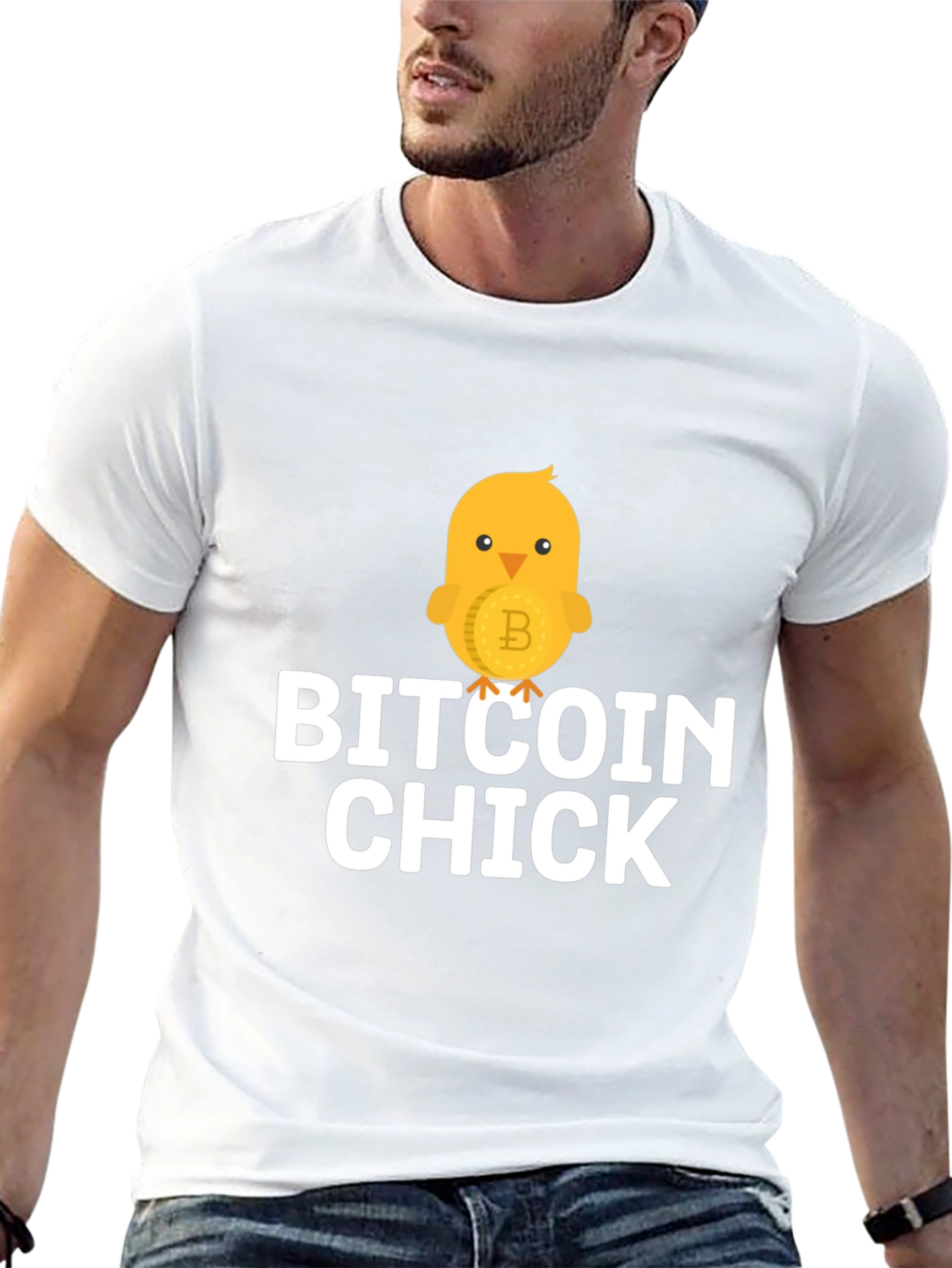 Bitcoin Chick Black T-Shirt