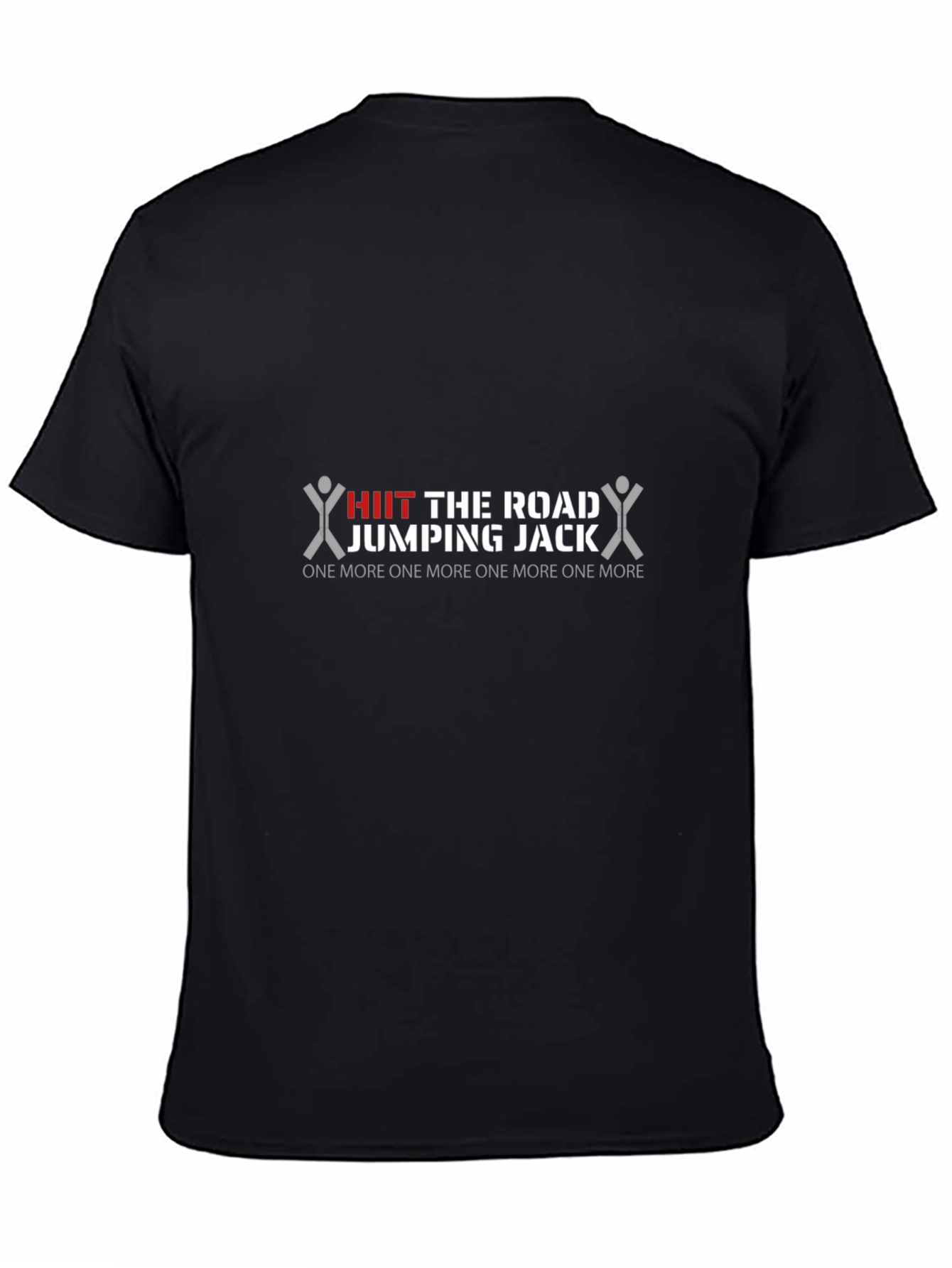 HIIT the Road Jumping Jack Black T-Shirt