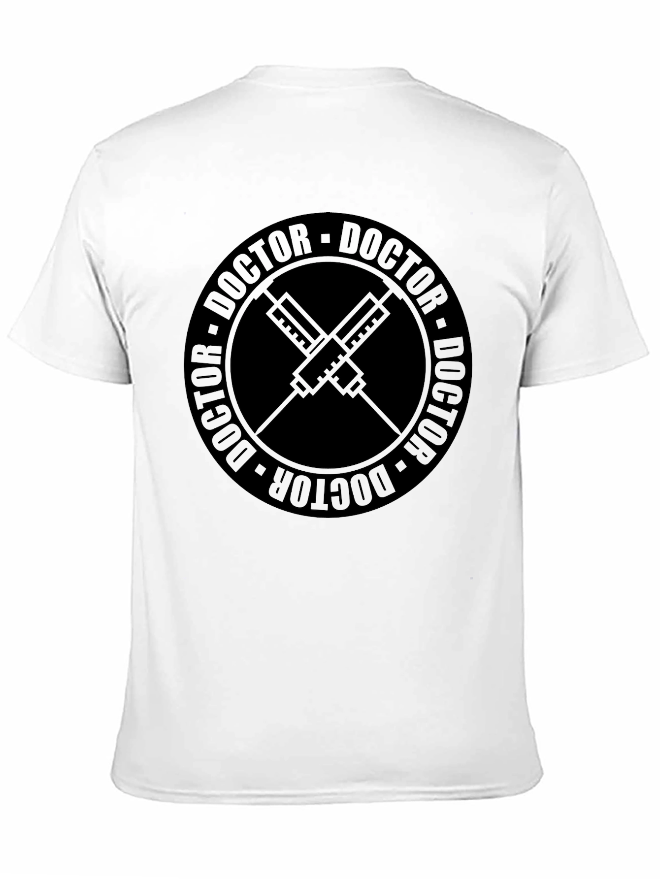 Doctor Syringe Graphic T-Shirt - Medical Profession Tee