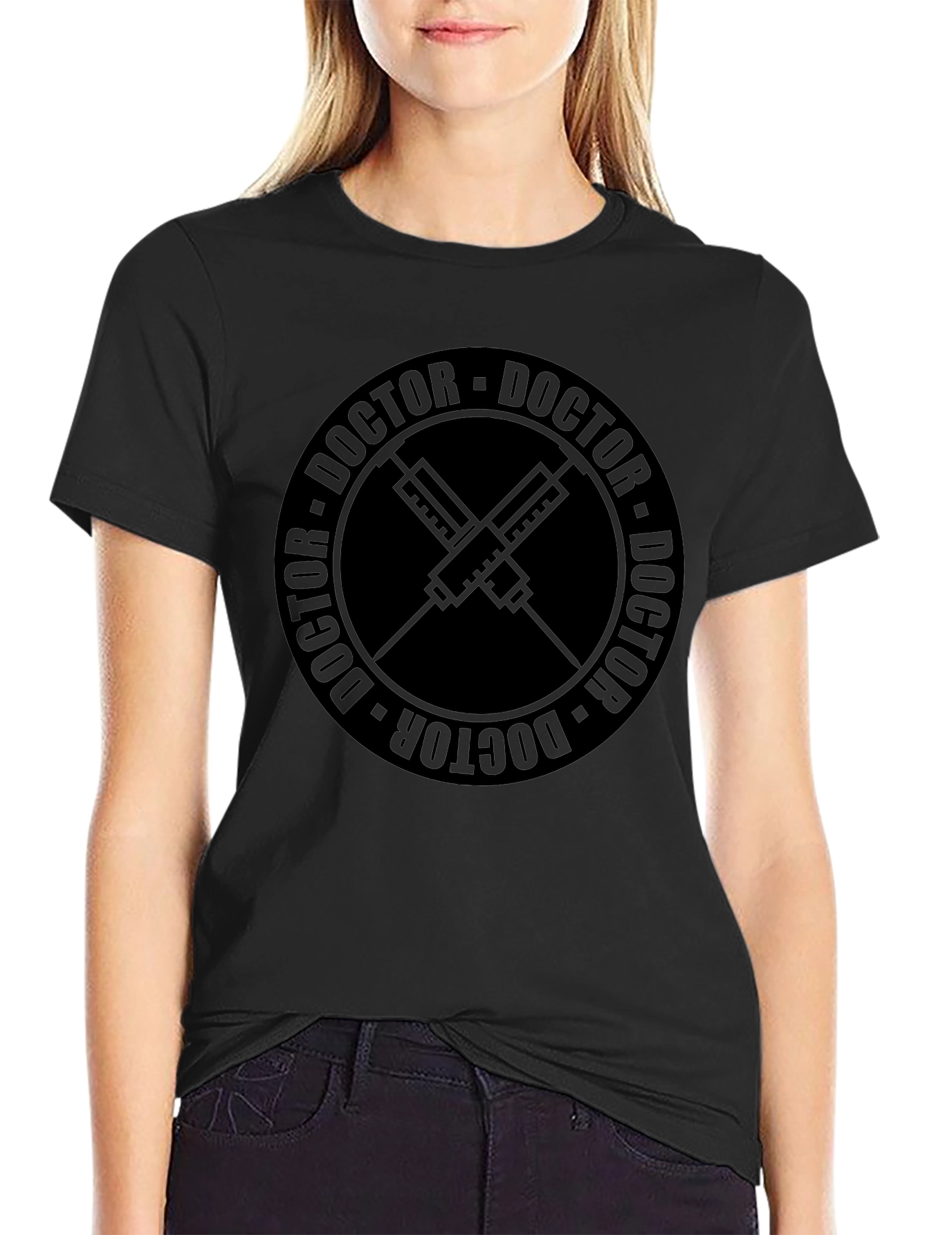 Doctor Syringe Graphic T-Shirt - Medical Profession Tee