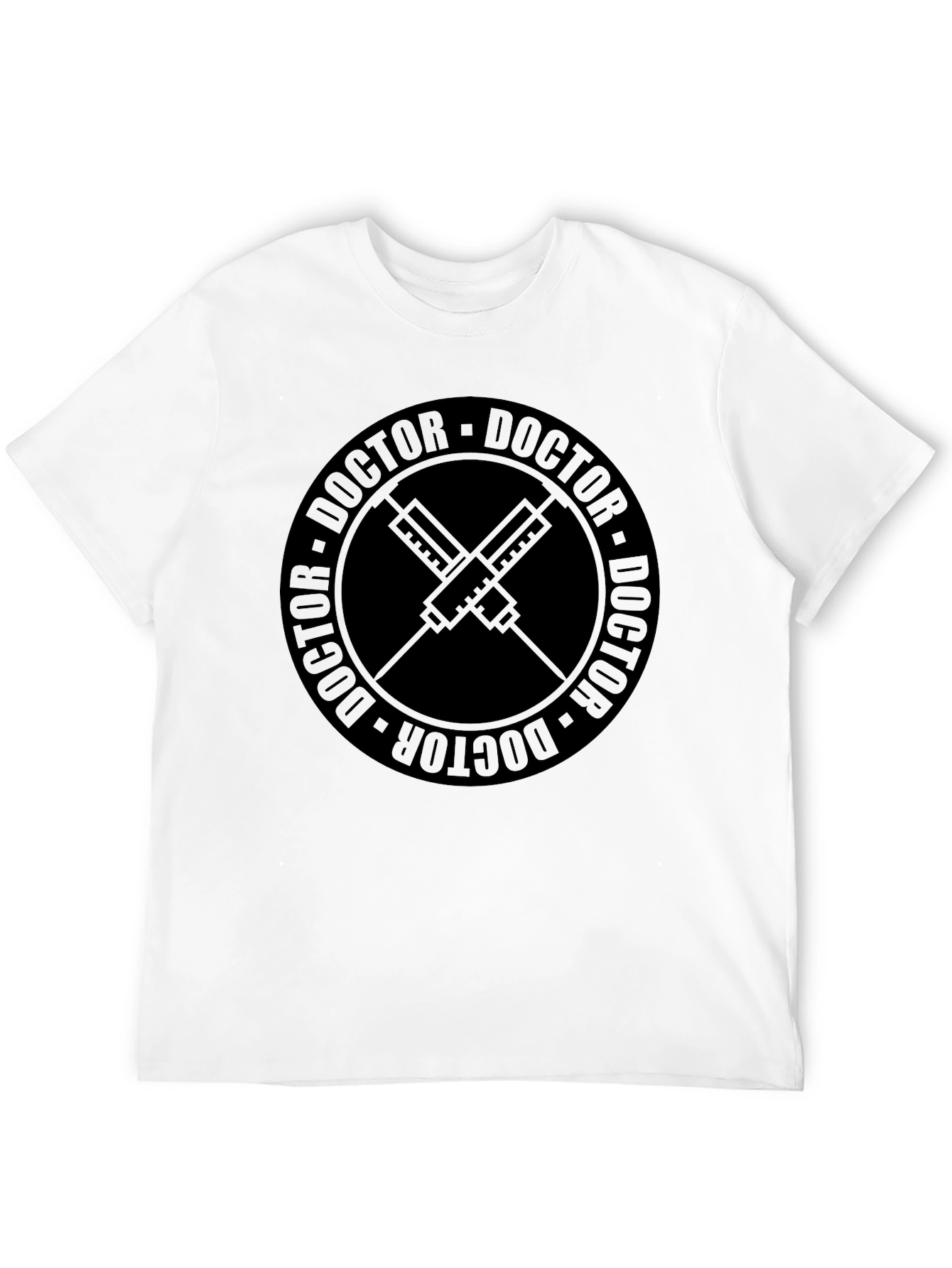 Doctor Syringe Graphic T-Shirt - Medical Profession Tee