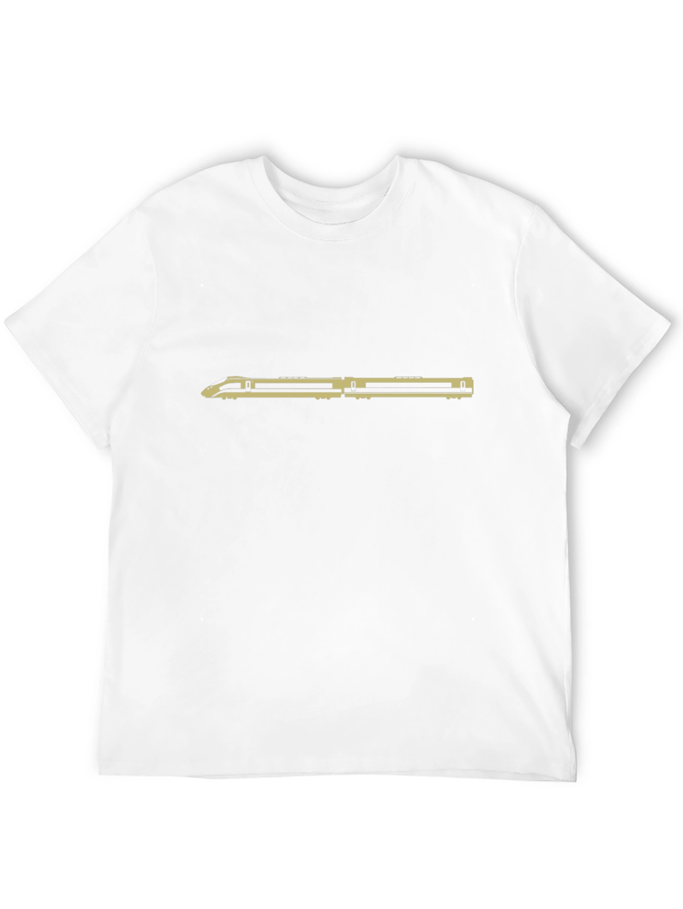 Train Graphic Tee - Black Cotton T-Shirt