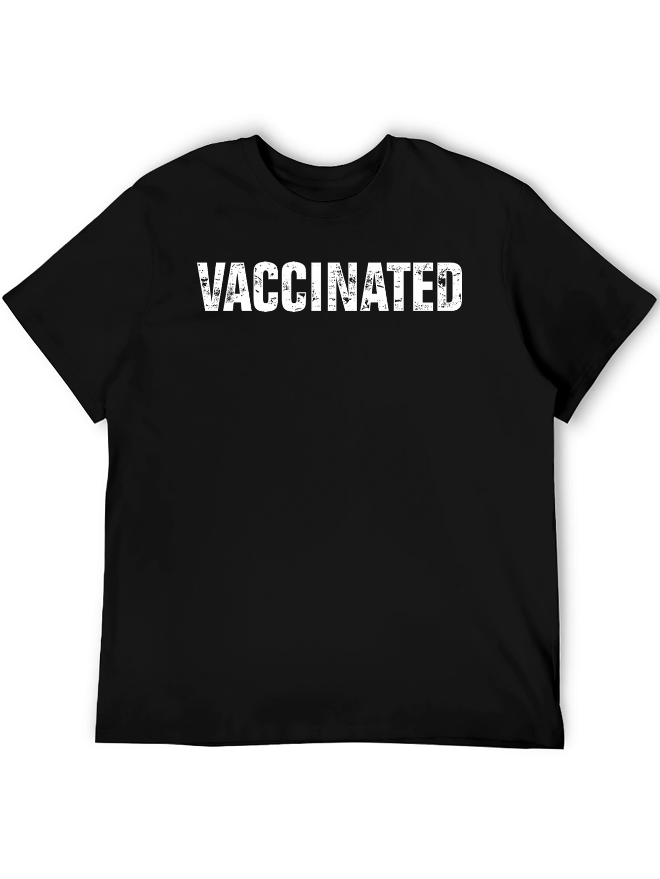 Vaccinated Distressed Graphic Tee