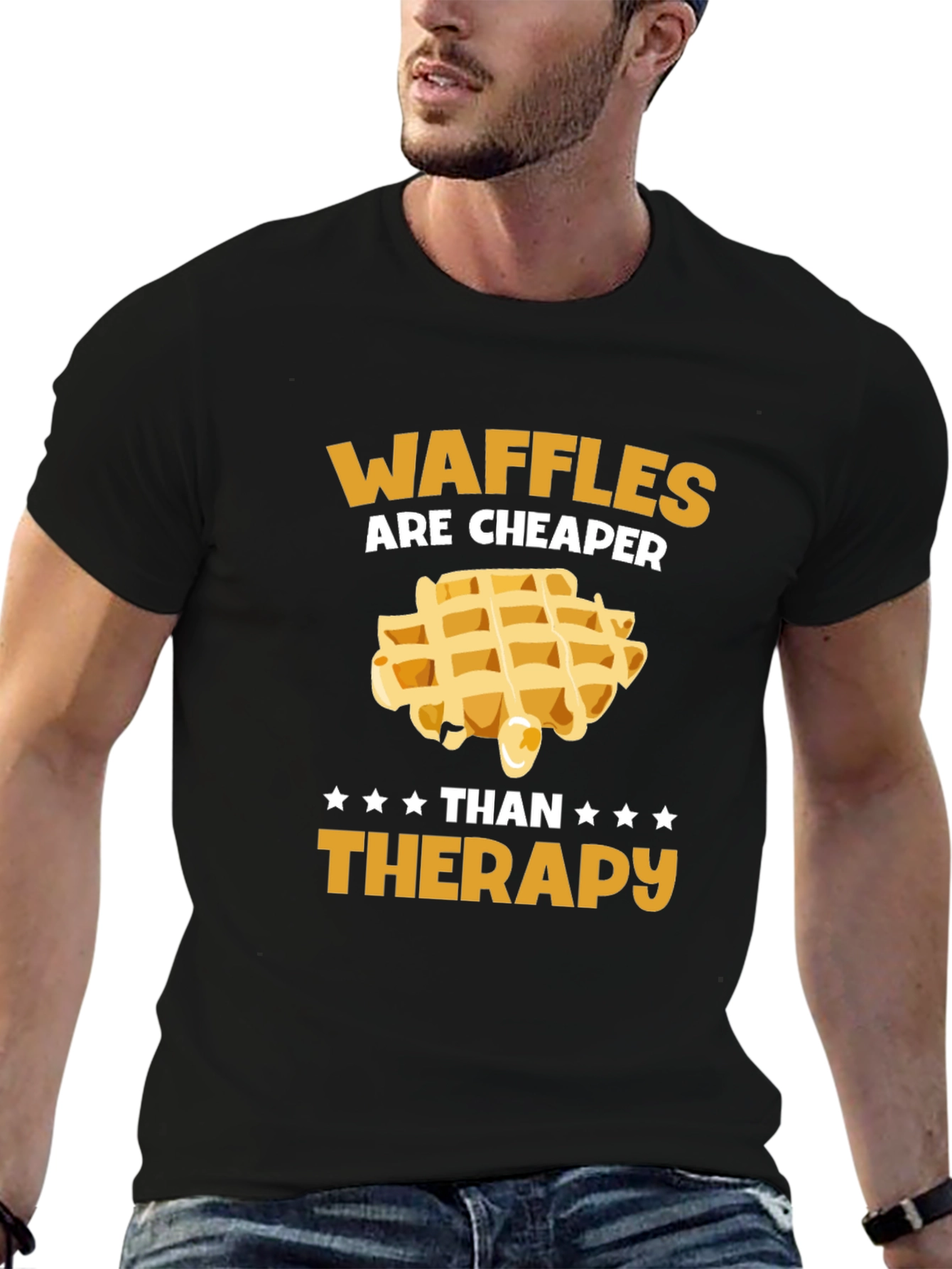 Waffles Are Cheaper Than Therapy T-Shirt
