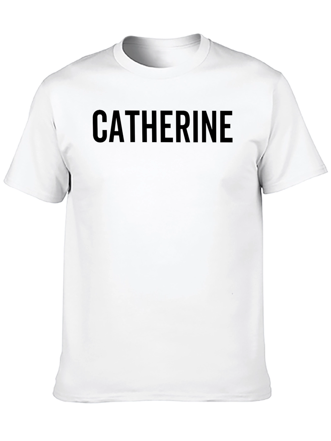Personalized Catherine Black T-Shirt