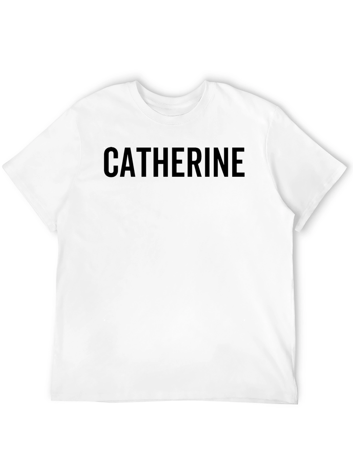 Personalized Catherine Black T-Shirt