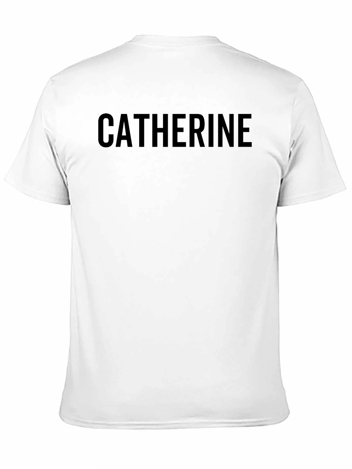 Personalized Catherine Black T-Shirt
