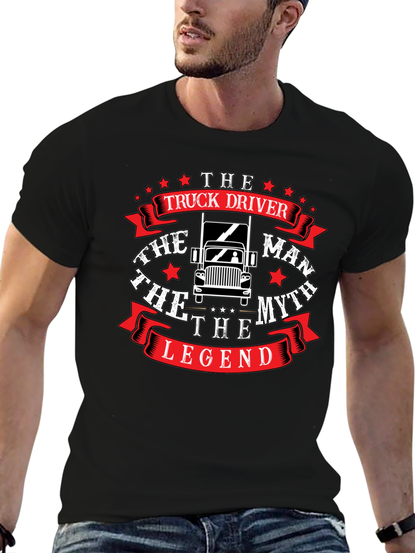 Truck Driver Legend T-Shirt Gift for Men